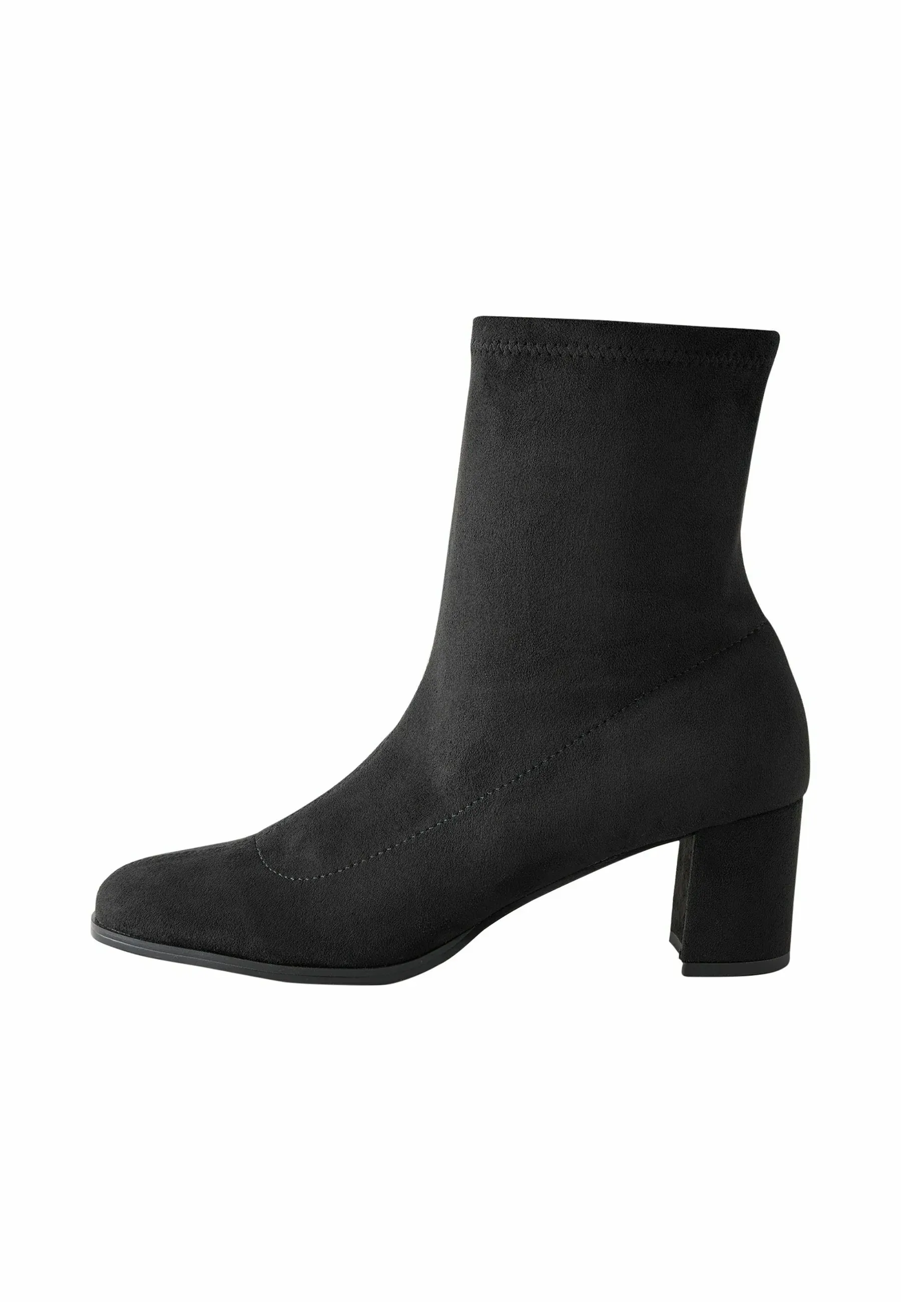 Next Bottes à brides à bout arrondi à effet confort permanent, taille régulière, stivaletti noirs