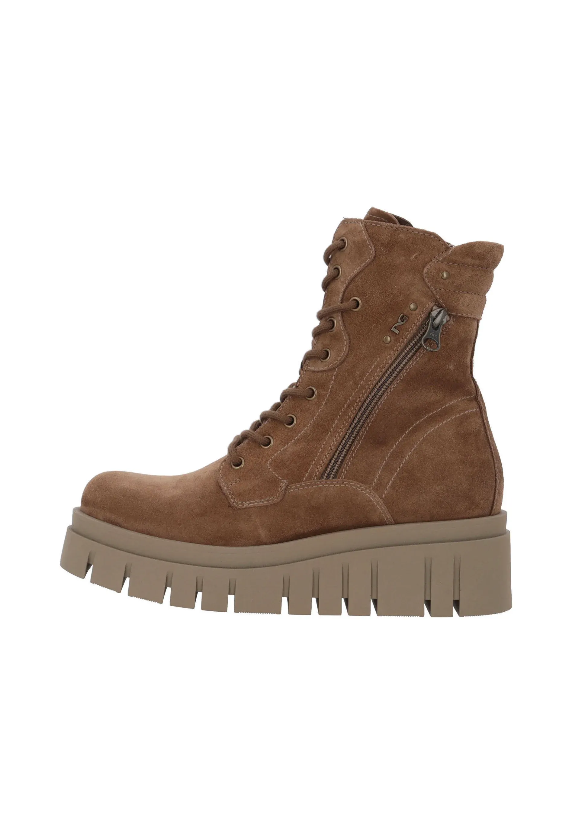 Nerogiardini Bottes à lacets Brun