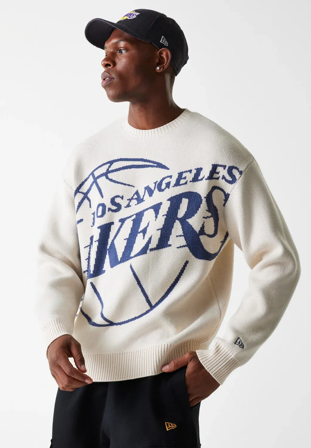 New Era NBA Los Angeles Lakers Pull Unisexe Blanc