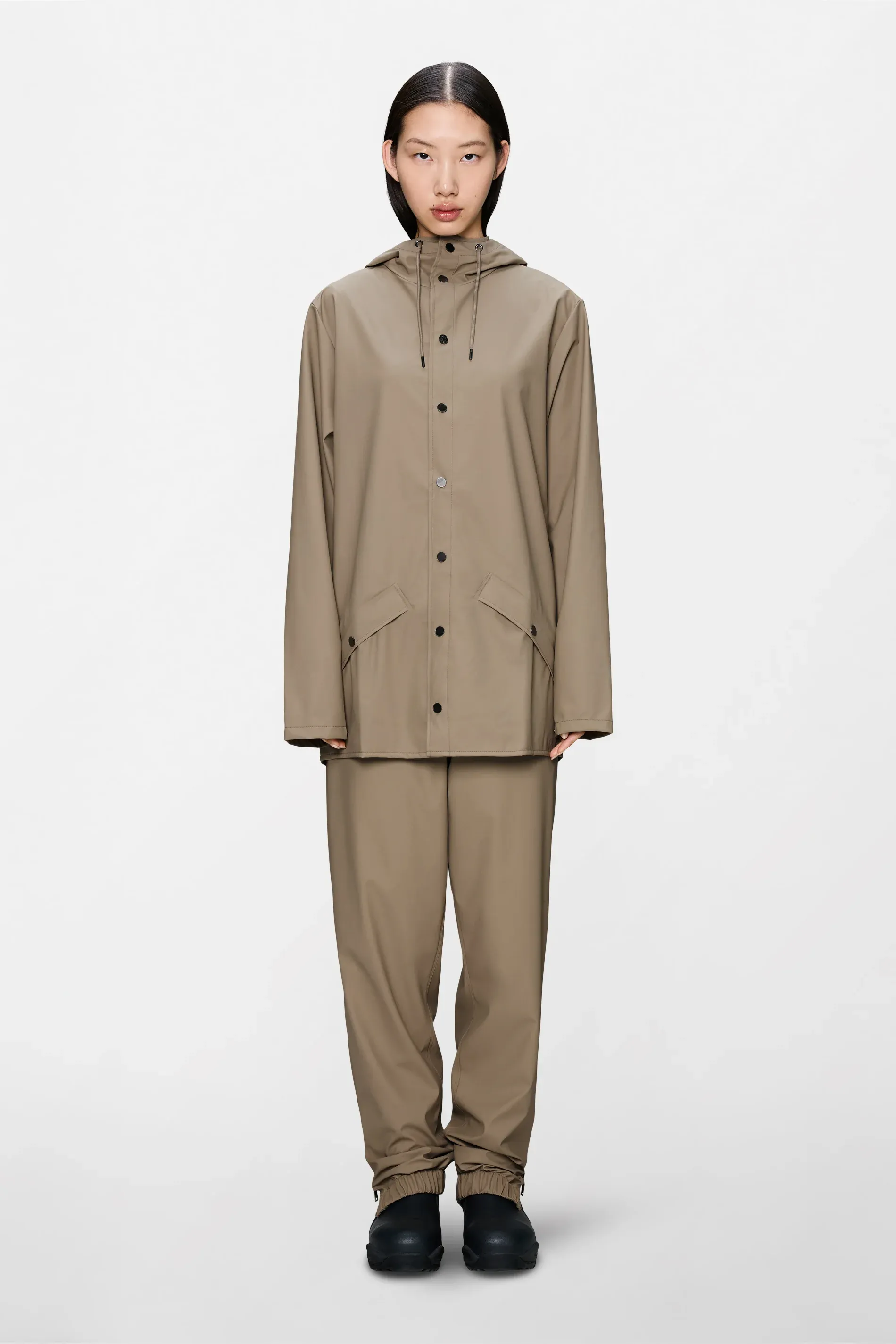 Veste Rains Unisexe Imperméable Beige