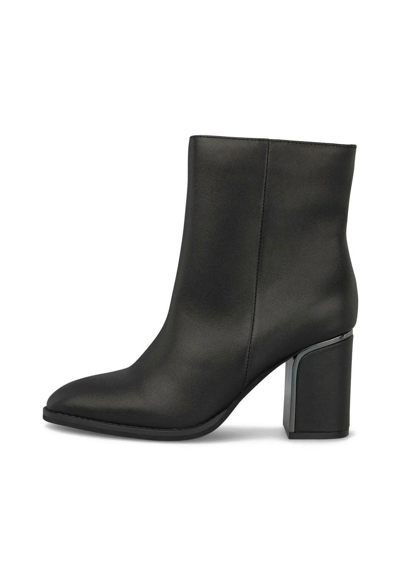 Alma En Pena Bottes à bout arrondi et fermeture à glissière Noires
