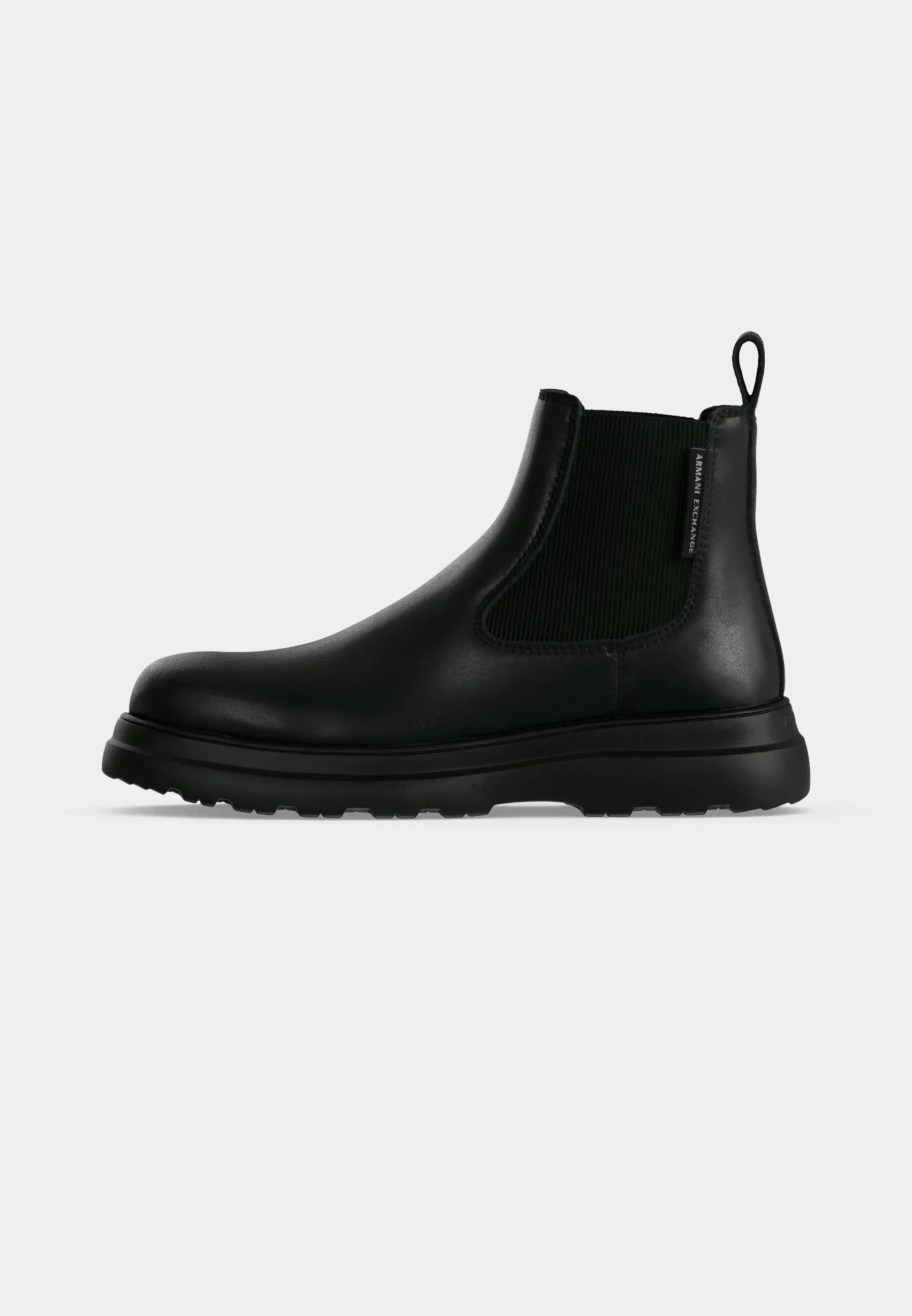 Armani Exchange Bottes Hautes Mat Action Noir