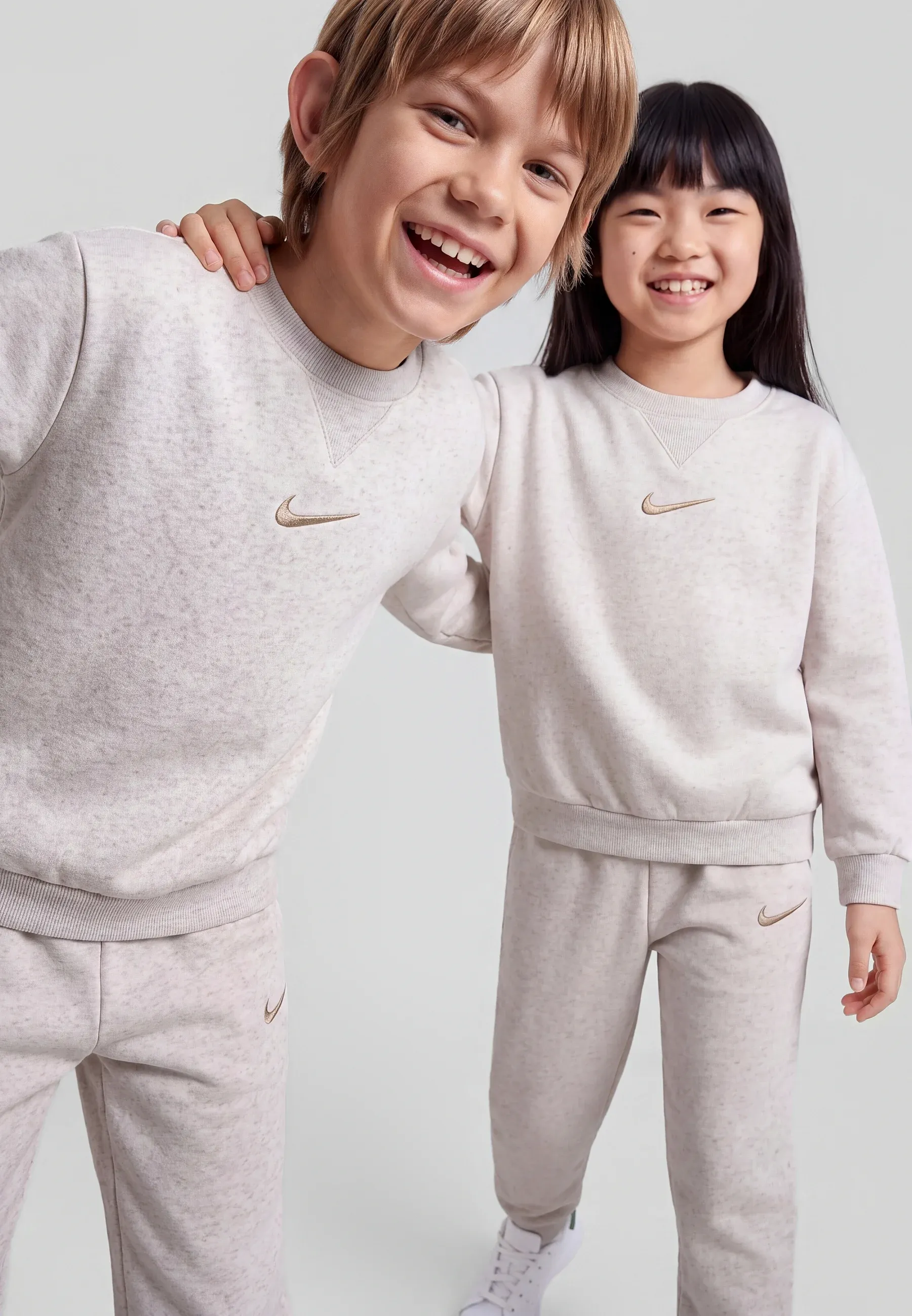 Nike Sportswear Ensemble Unisexe T-shirt Manches Longues Pale Ivory Heather