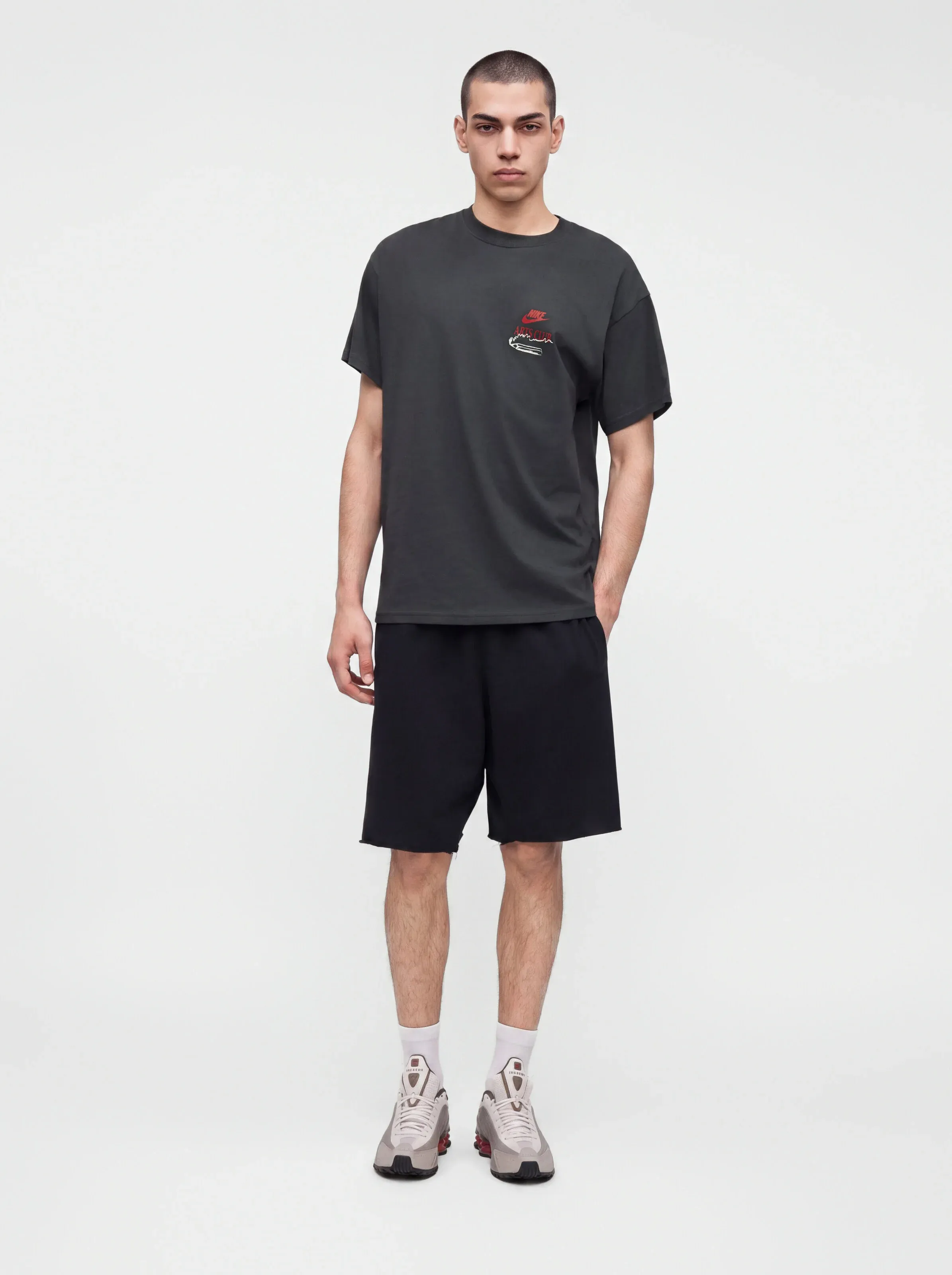 Tee Nike Sportswear Unisexe T-shirt avec impression Anthracite