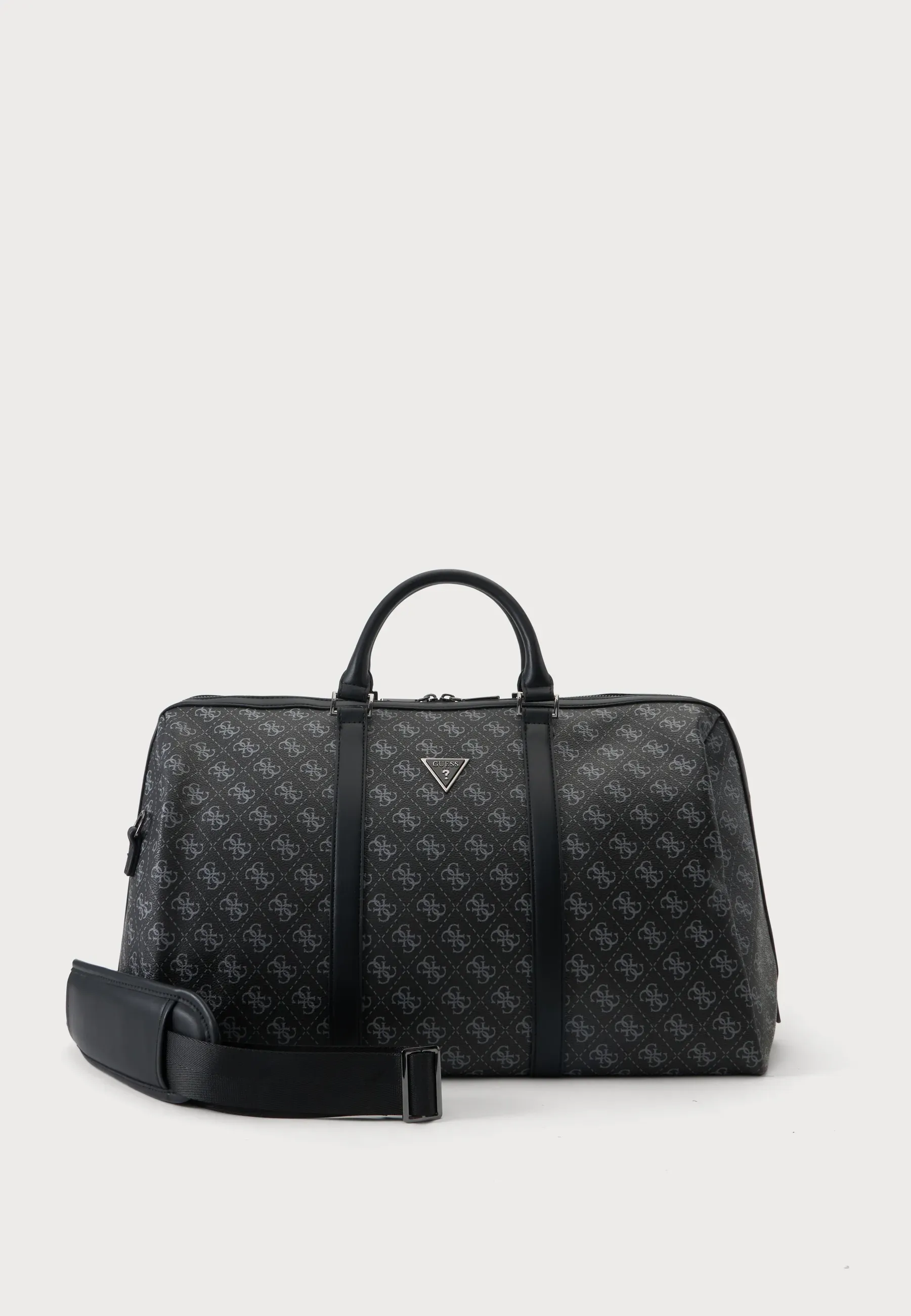 Guess Milano Weekender Moyen Sac À Main Noir Foncé