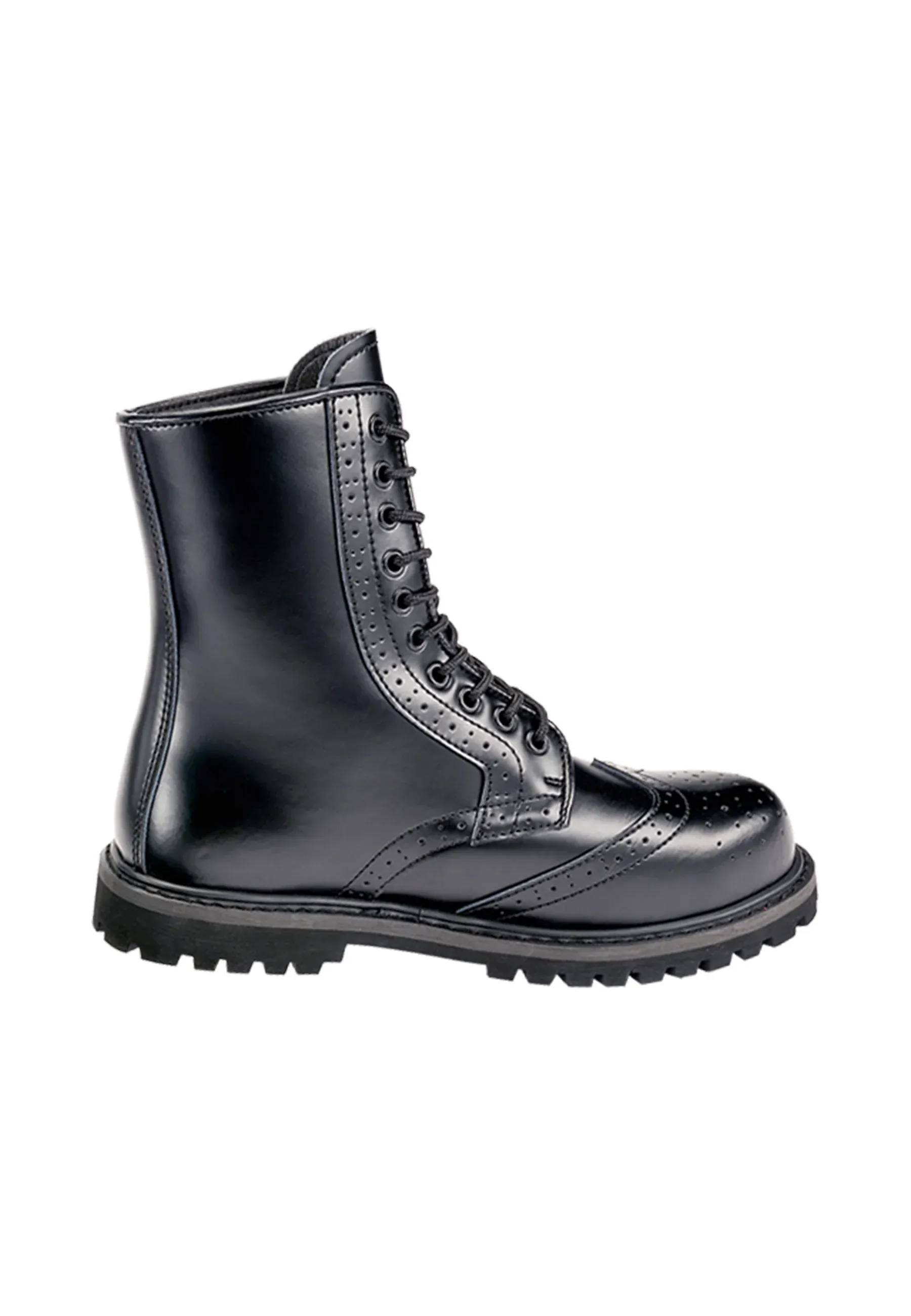 Brandit Budapester Phantom 4 Eye Boot Unisexe Bottes à lacets Noir