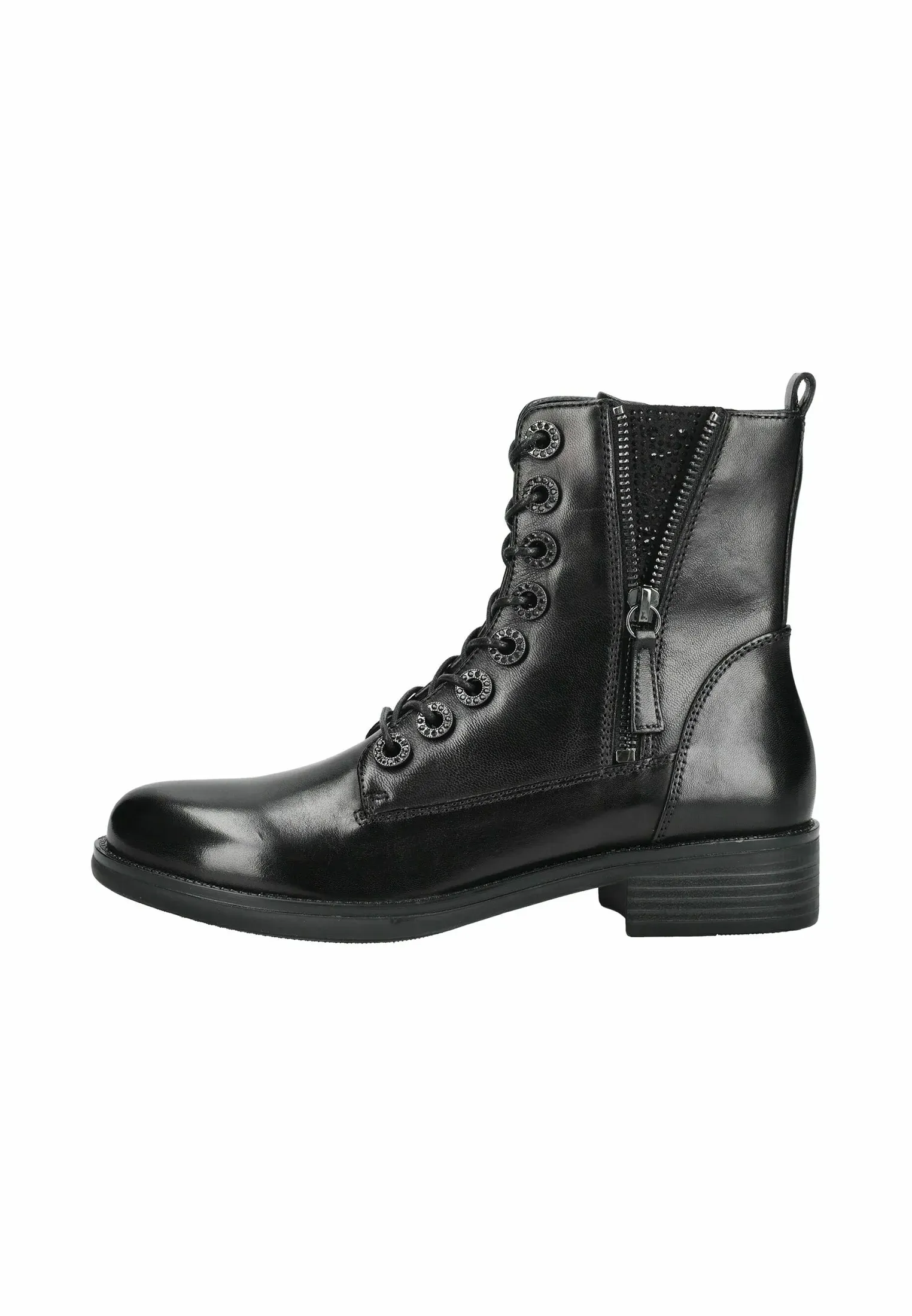 Regarde Le Ciel Stiefelette Stivaletti Stringati Noir