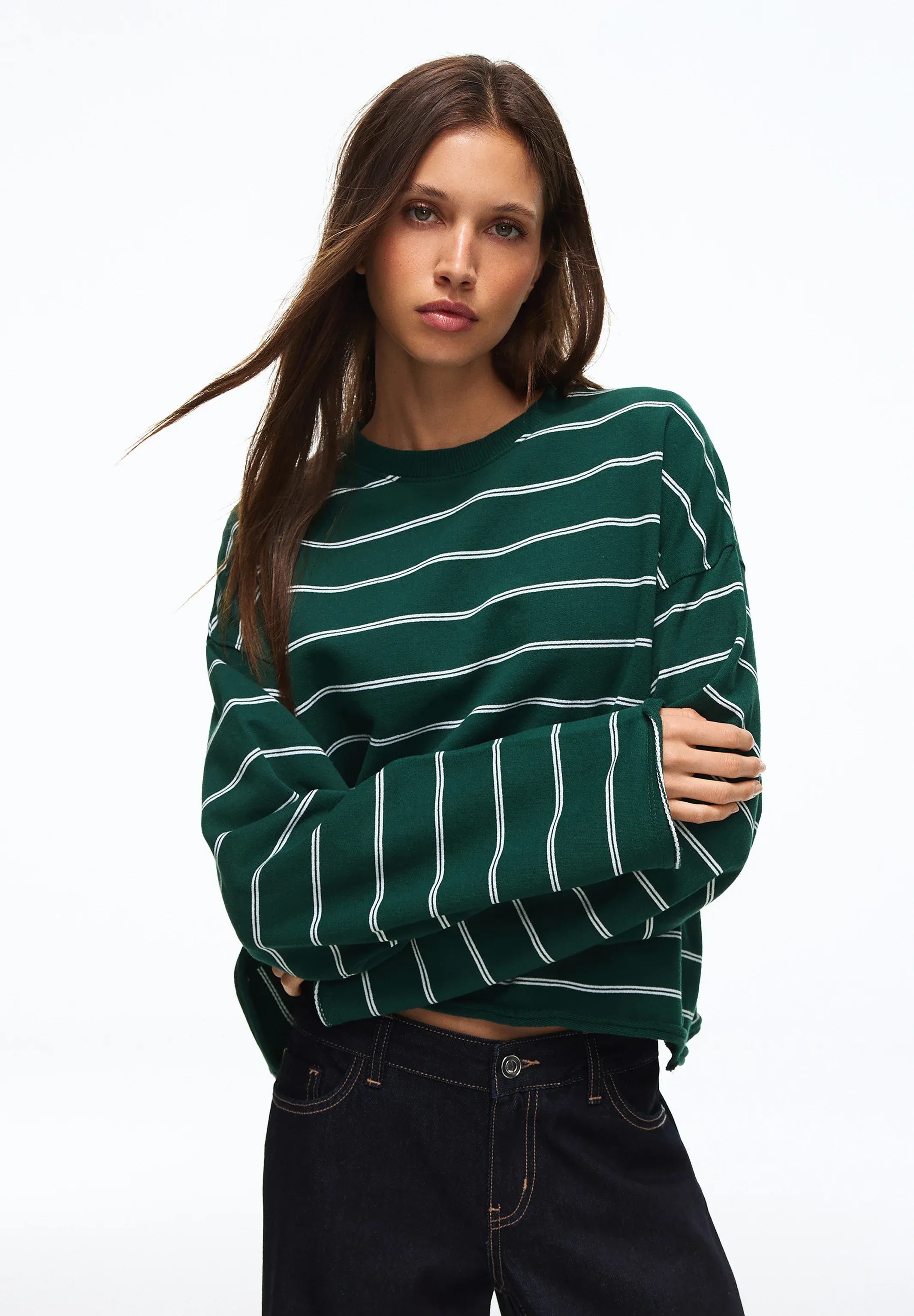 Bershka Pull-over Evergreen