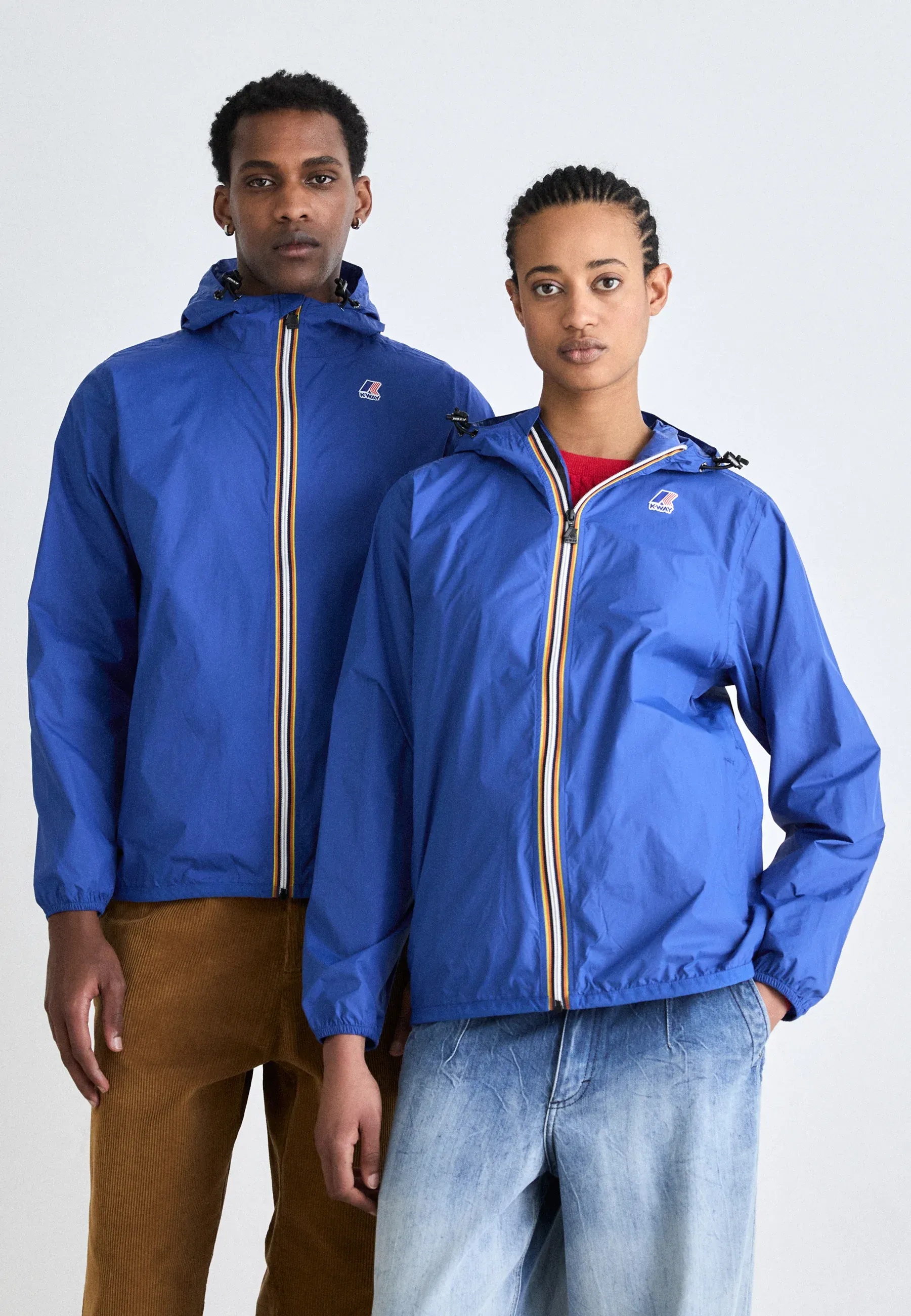 K Way Le Vrai Claude Veste Légère Unisexe Bleu Royal Marine