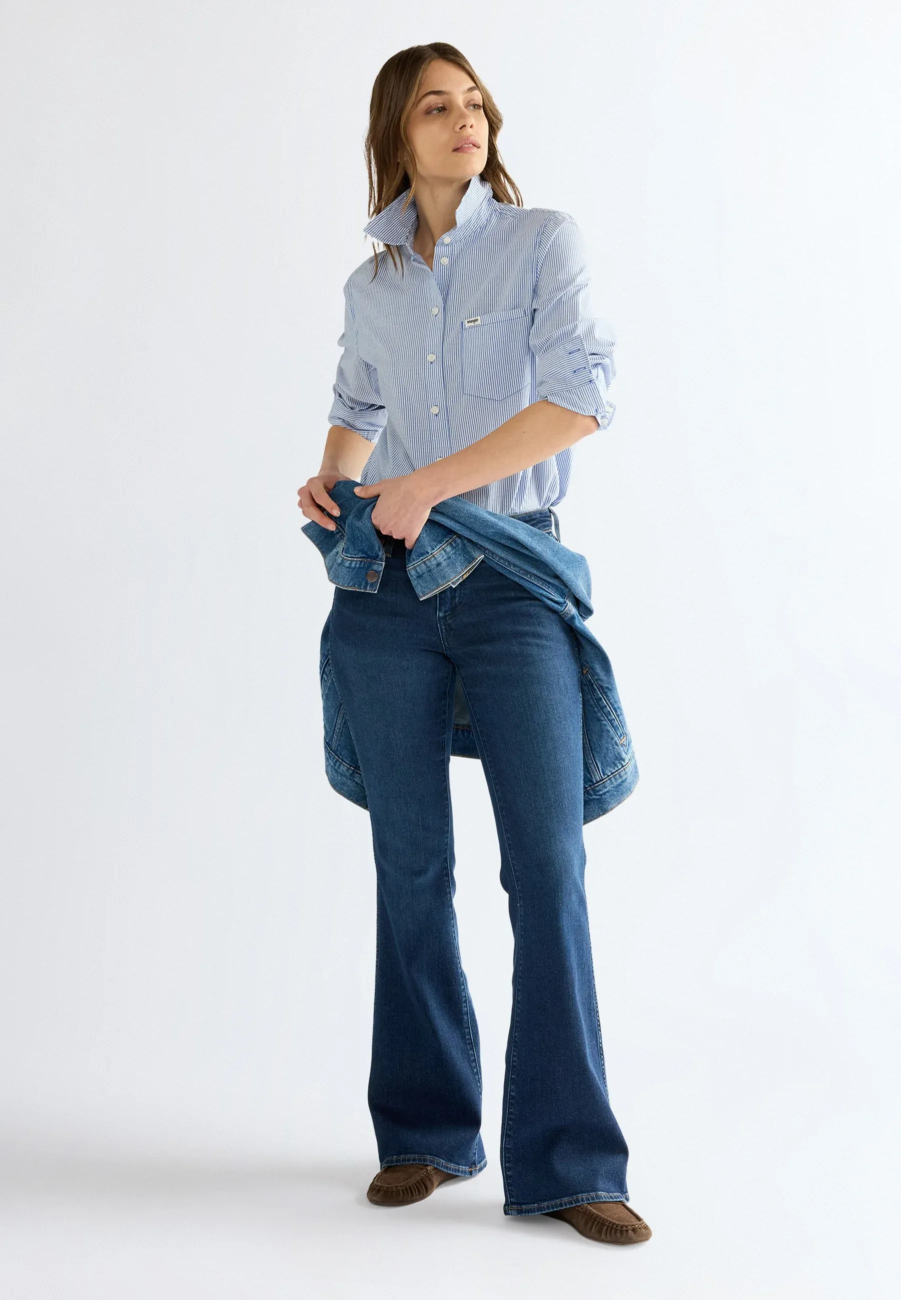 Jean Wrangler Montana à jambe large Posh Parade