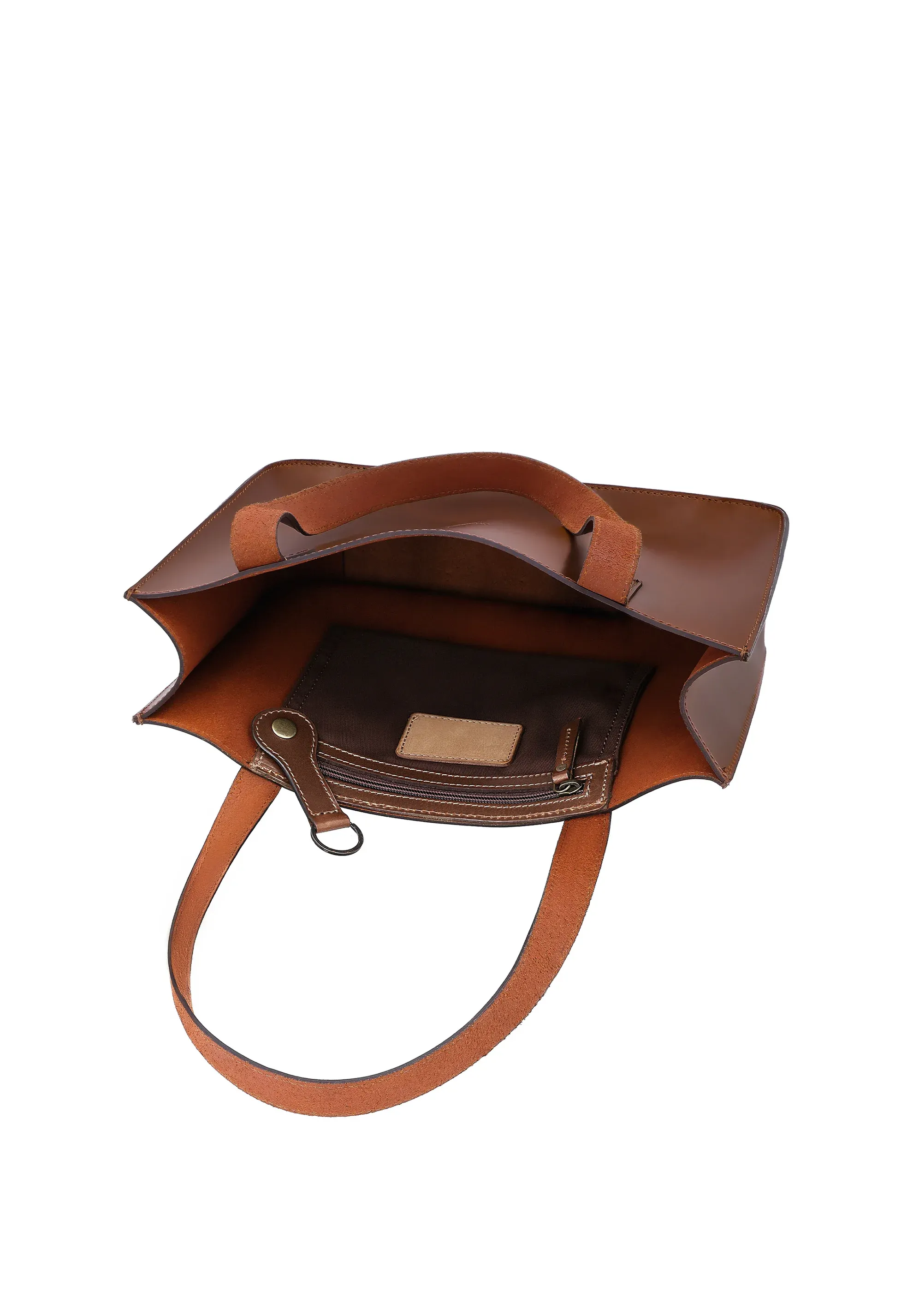 Gusti Leder Borsa A Mano Brun