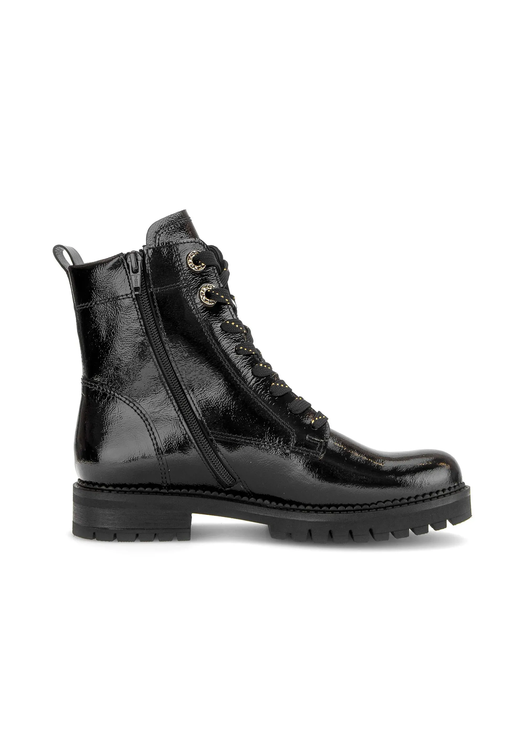 Gabor Gabor Schnuerstiefelette Stivaletti Stringati Black Lace Gold