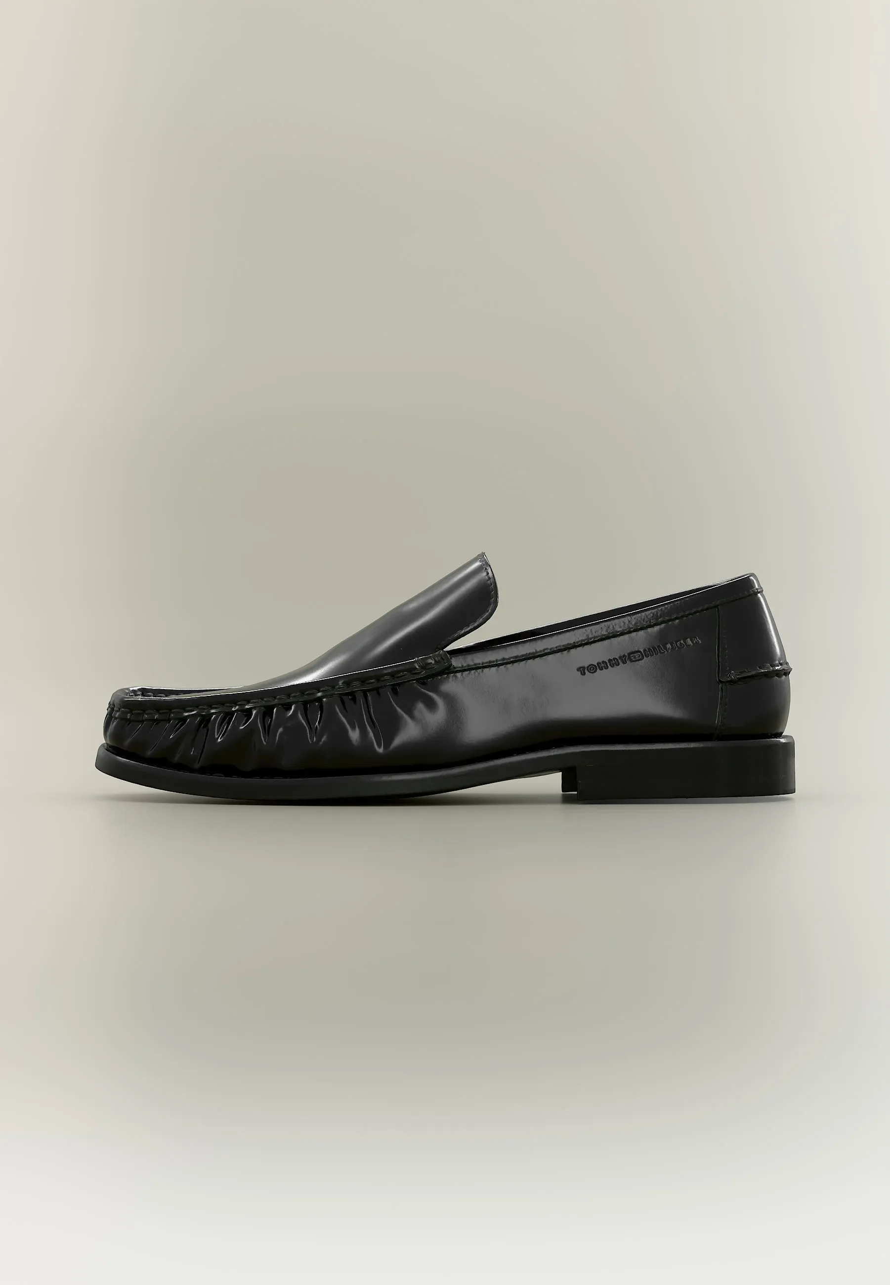 Tommy Hilfiger Abrasivato Chaussures sans lacets Noir