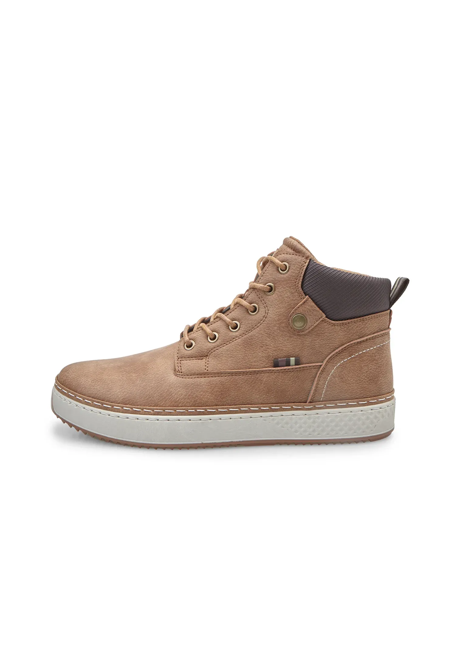 Bata Bottes à lacets Taupe