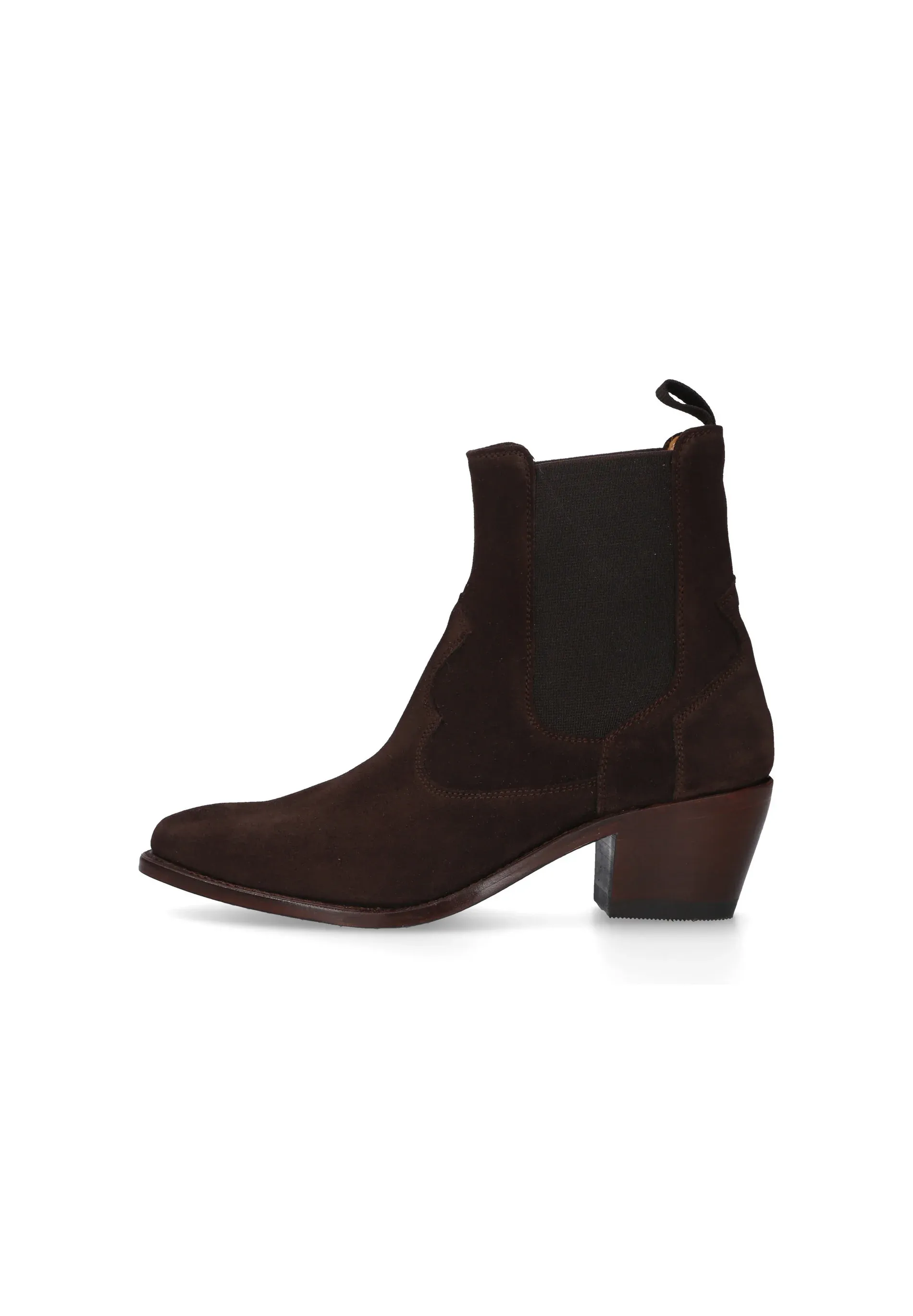 Henry Stevens Marla Wcb Bottes à talons bas Marron foncé