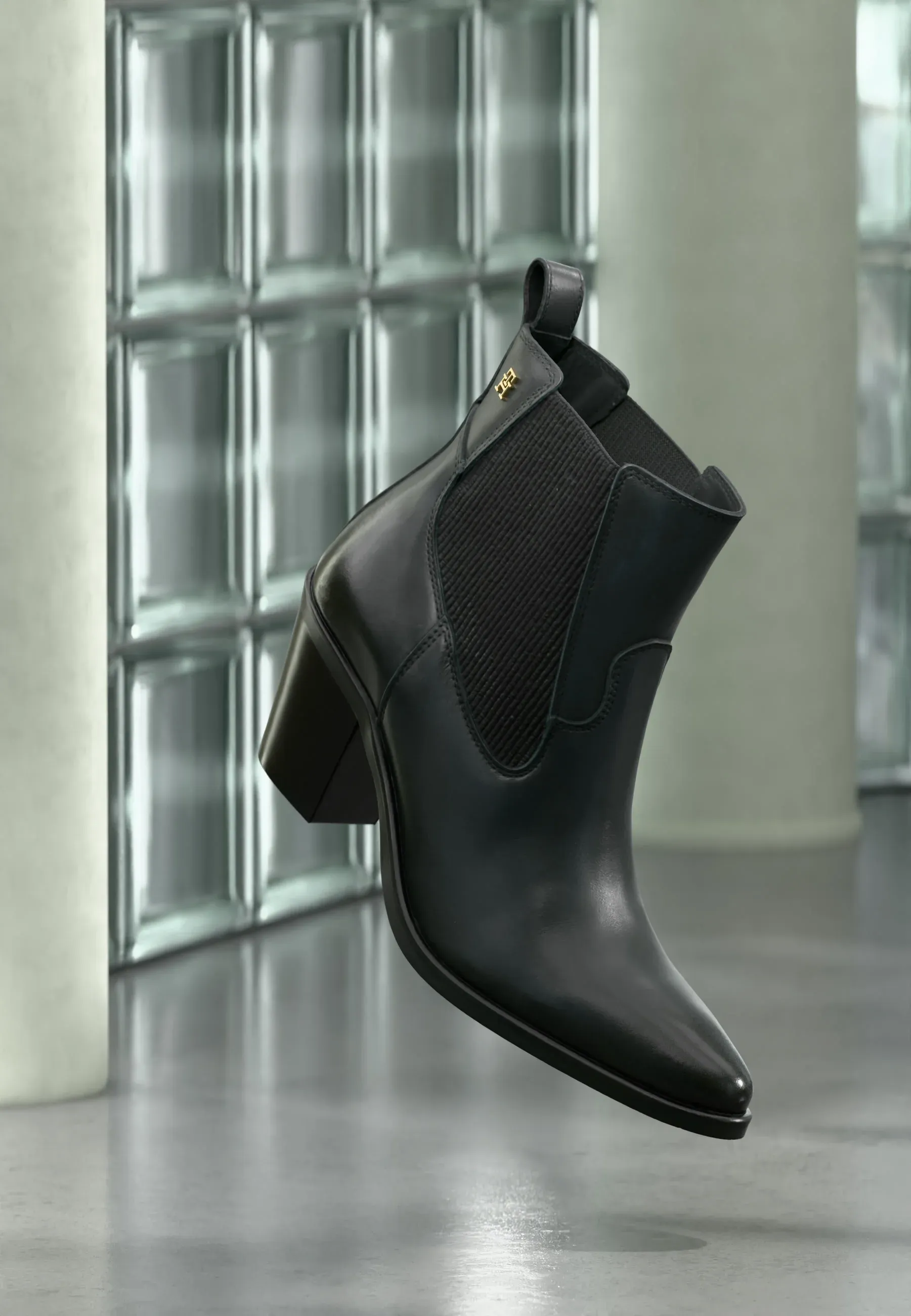 Tommy Hilfiger Western Chelsea Boot Stivaletti Texani Biker Noir