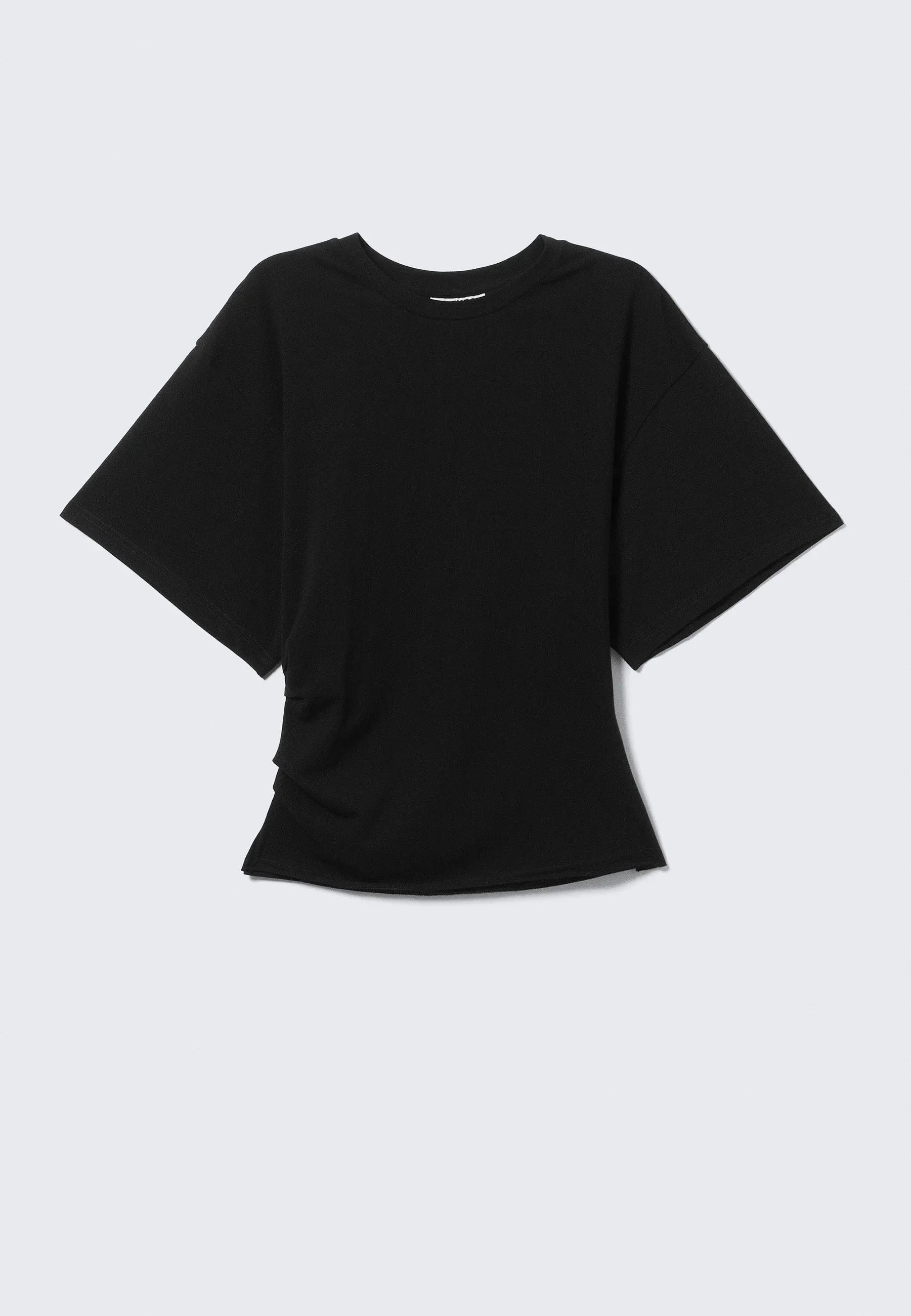 T-shirt basic Weekday noire