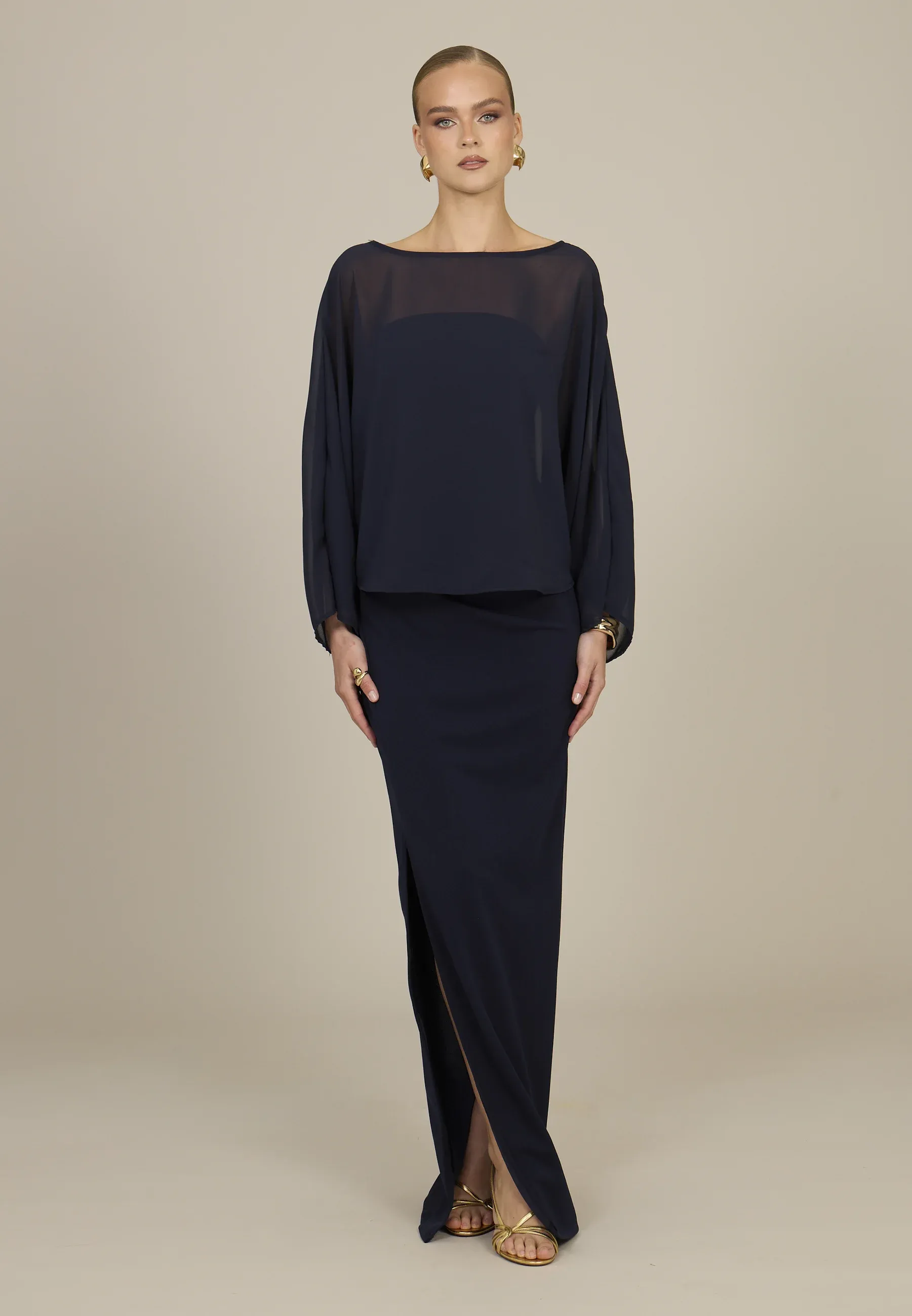 Wal G Violet Slinky Bandeu Abiti Per Occasioni Speciali Evening Blue