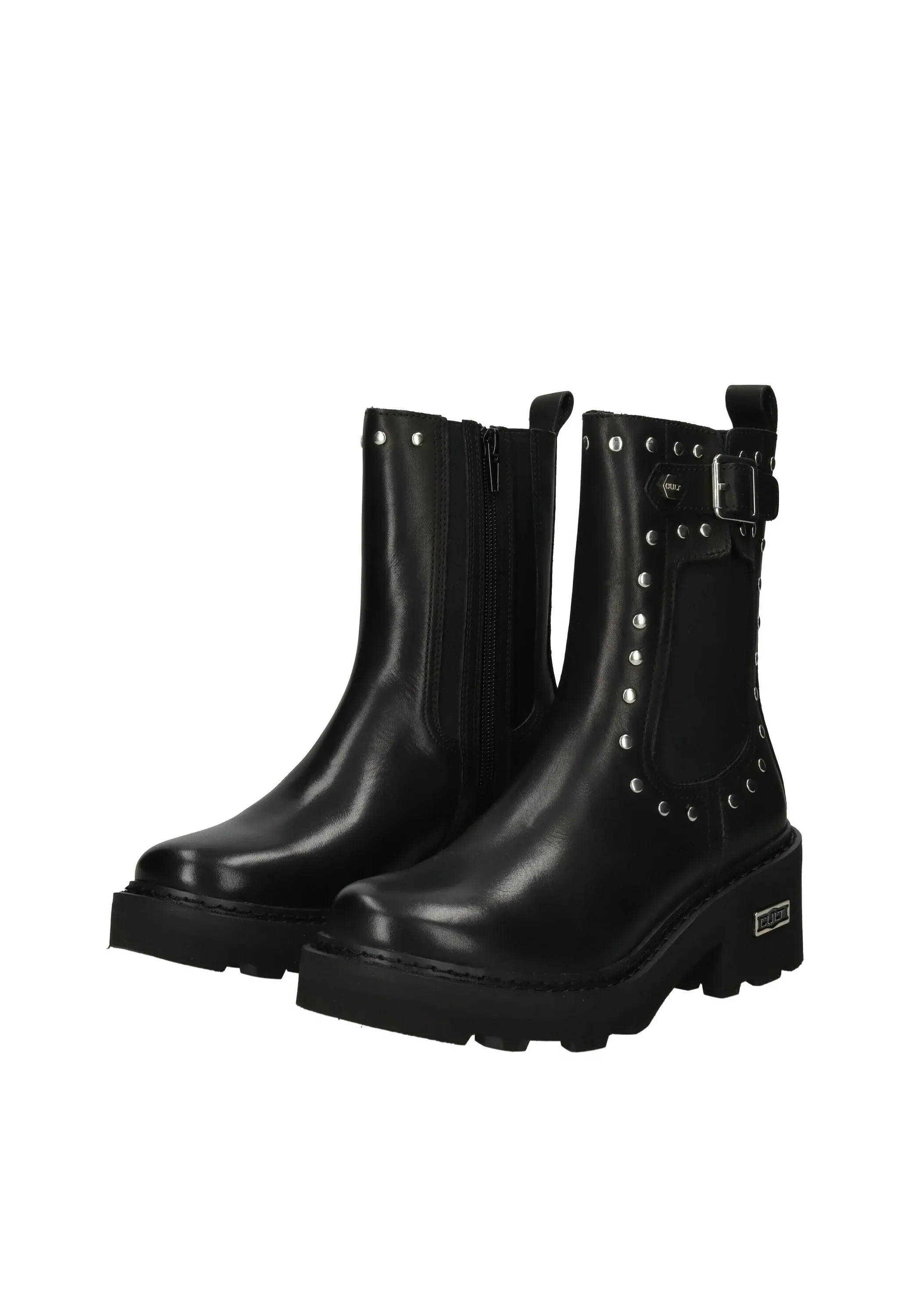 Cult Grace 4801 Mid Stivaletti Texani Biker Noir