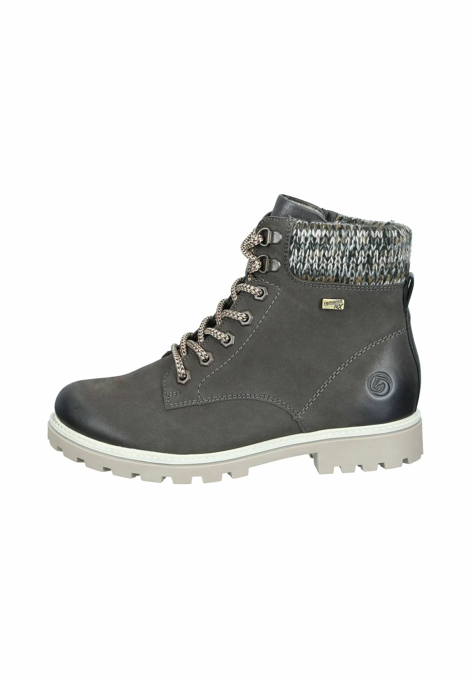 Remonte Bottes à lacets Smoke Fumo Terra