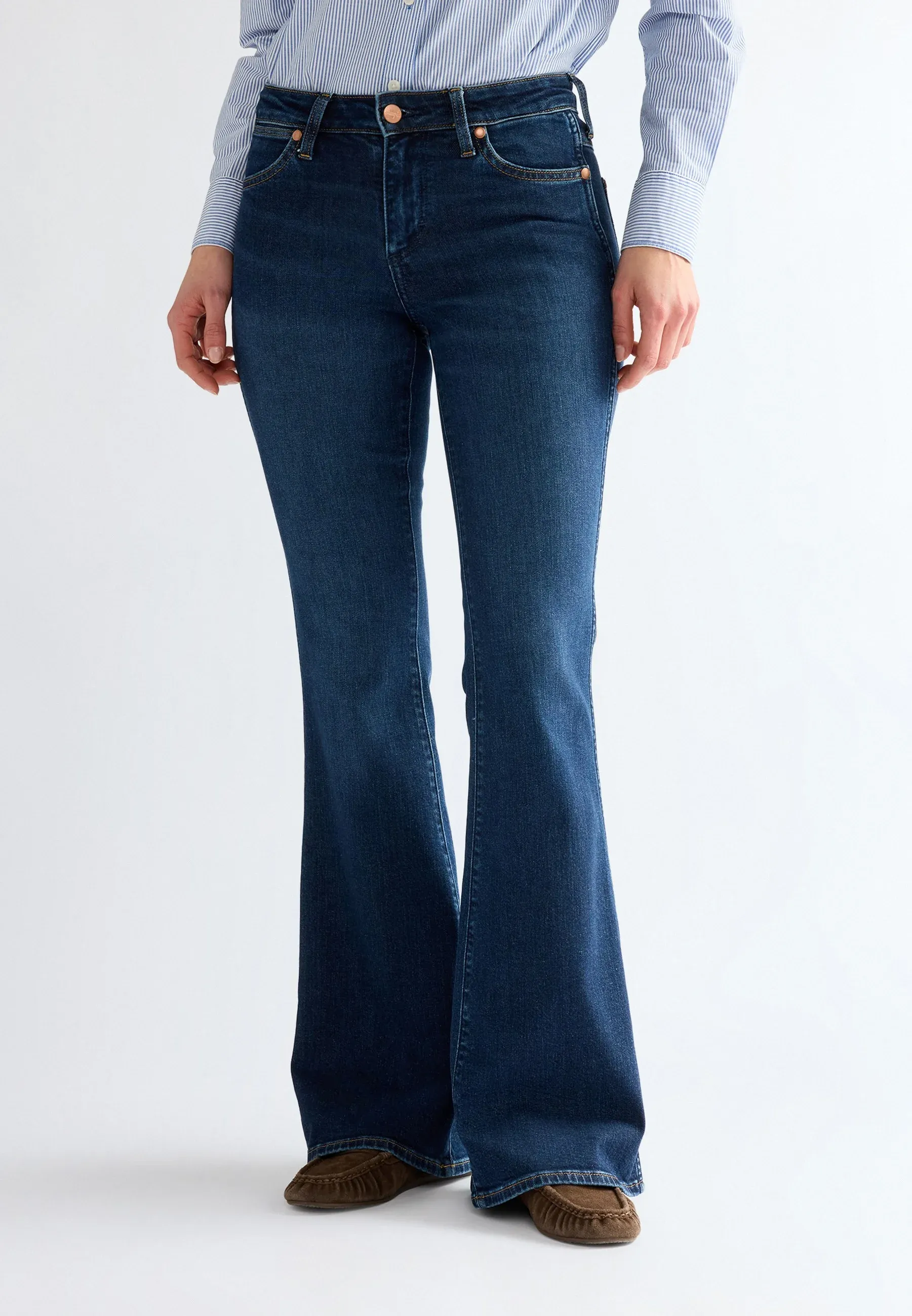 Jean Wrangler Montana à jambe large Posh Parade