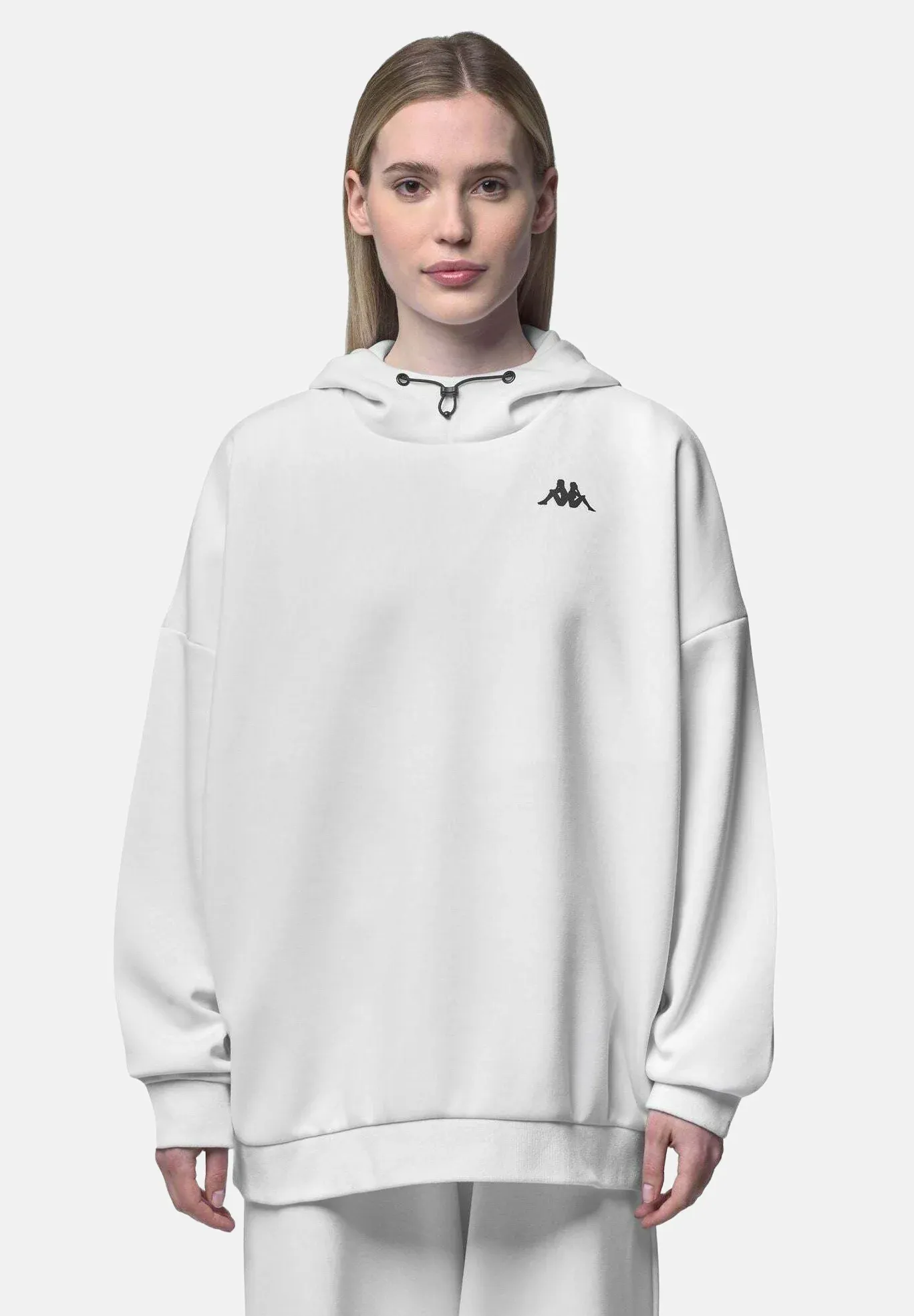 Kappa Felpa À Capuche Blanc