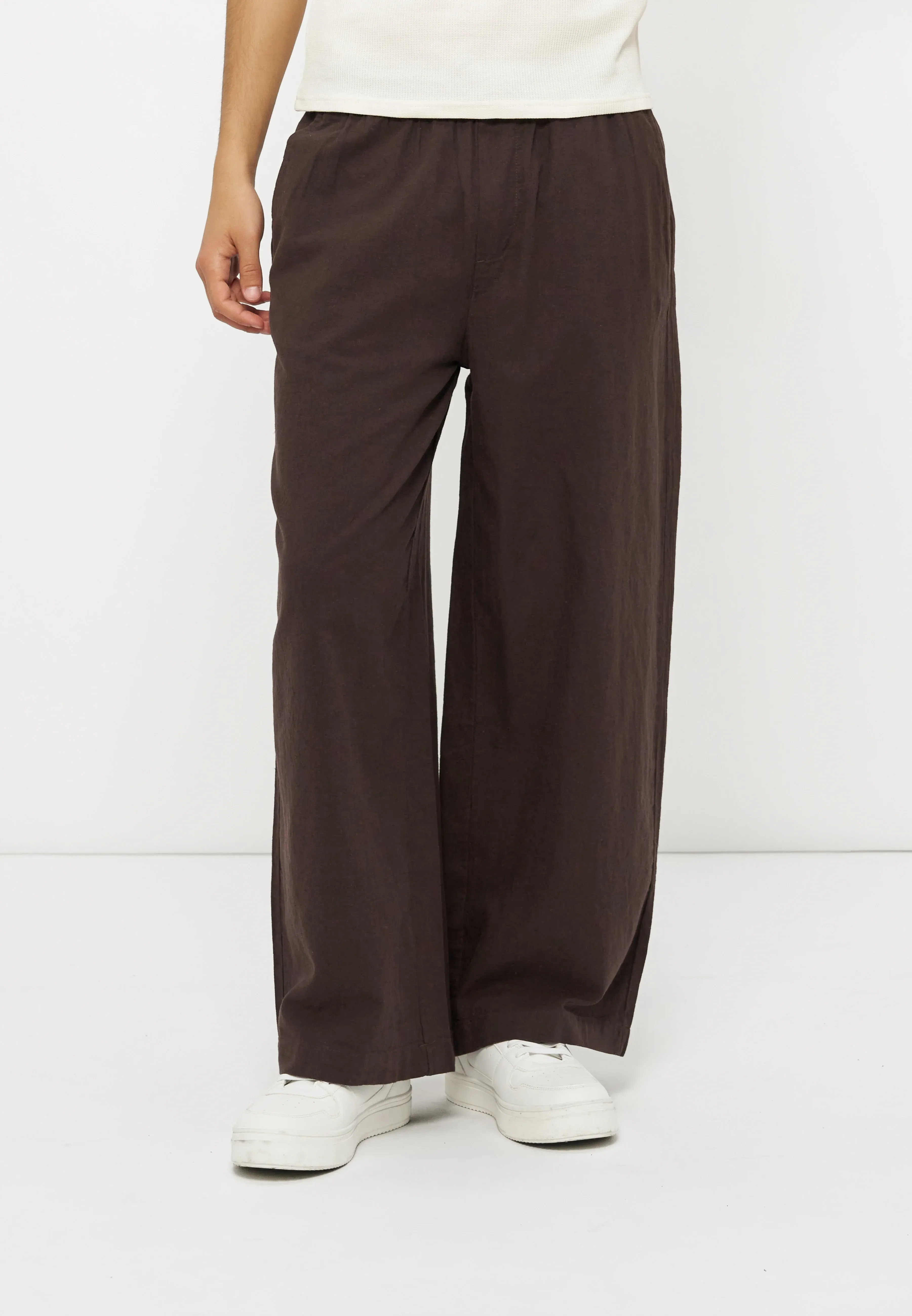 Yourturn Pantalons unisexe Dark Chocolate