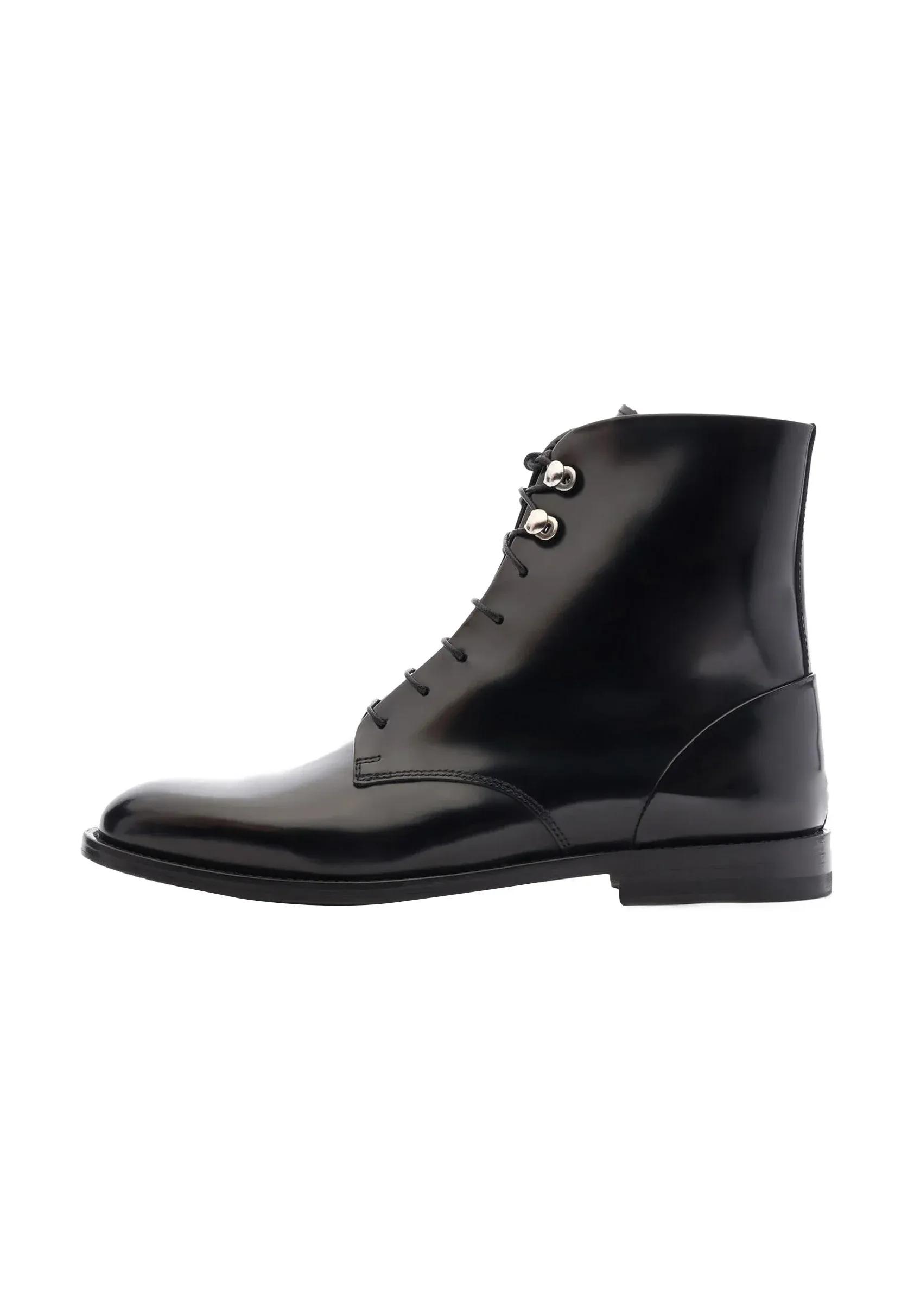 Scarosso Bottes à lacets Black