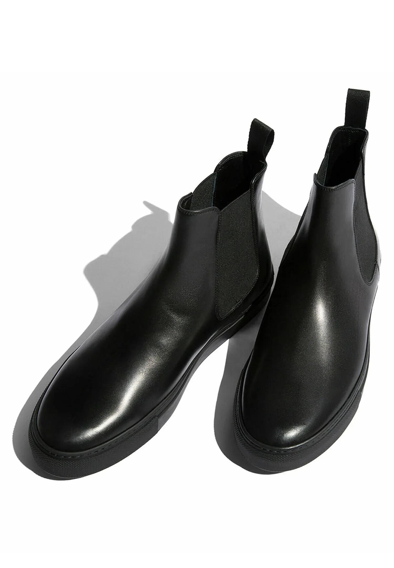 Scarosso Tommaso Stivaletti Noir Cuir de Veau