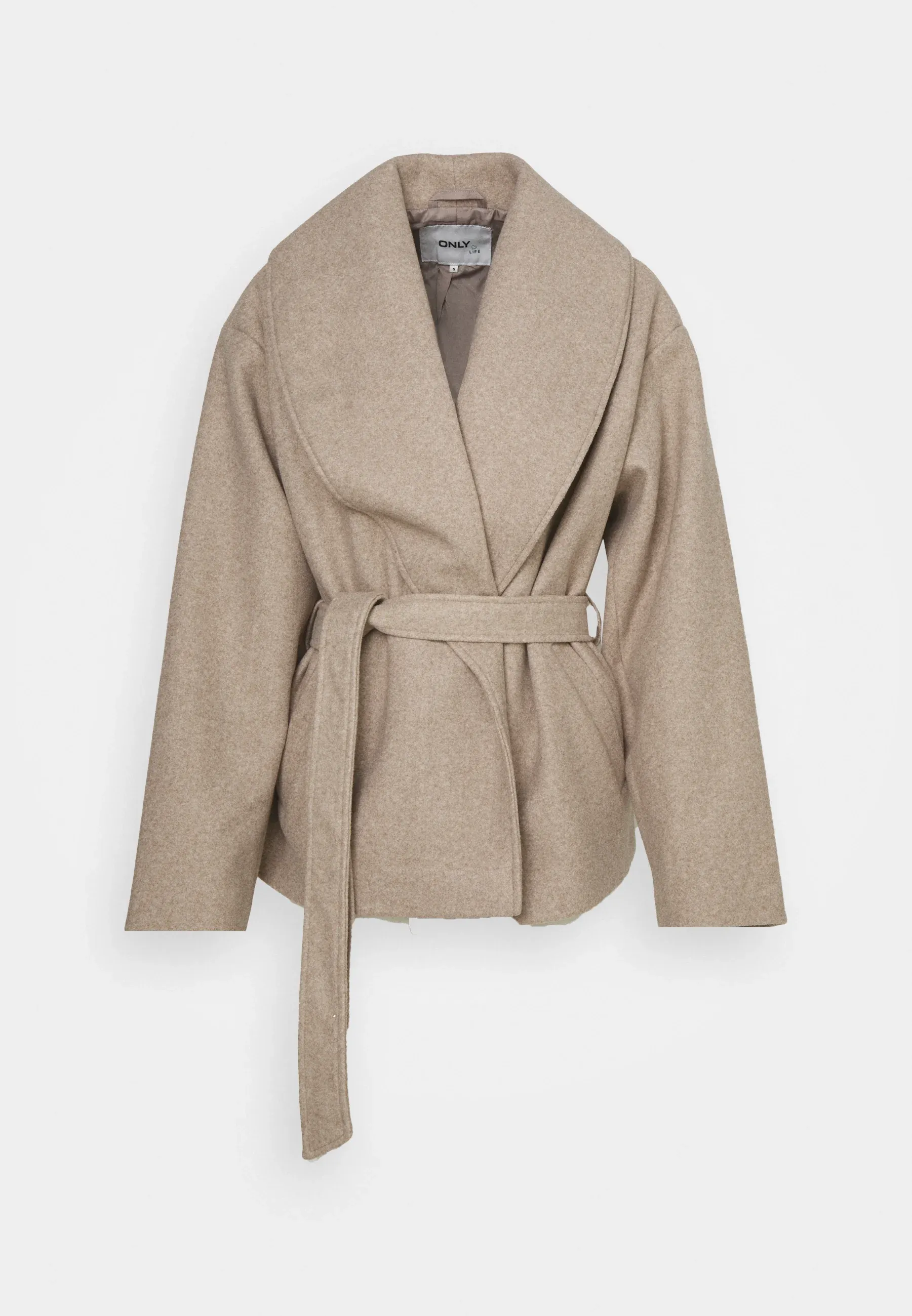 Seulement Onlaugusta Life Short Coat Cappotto Classico Détail Champignons Melange