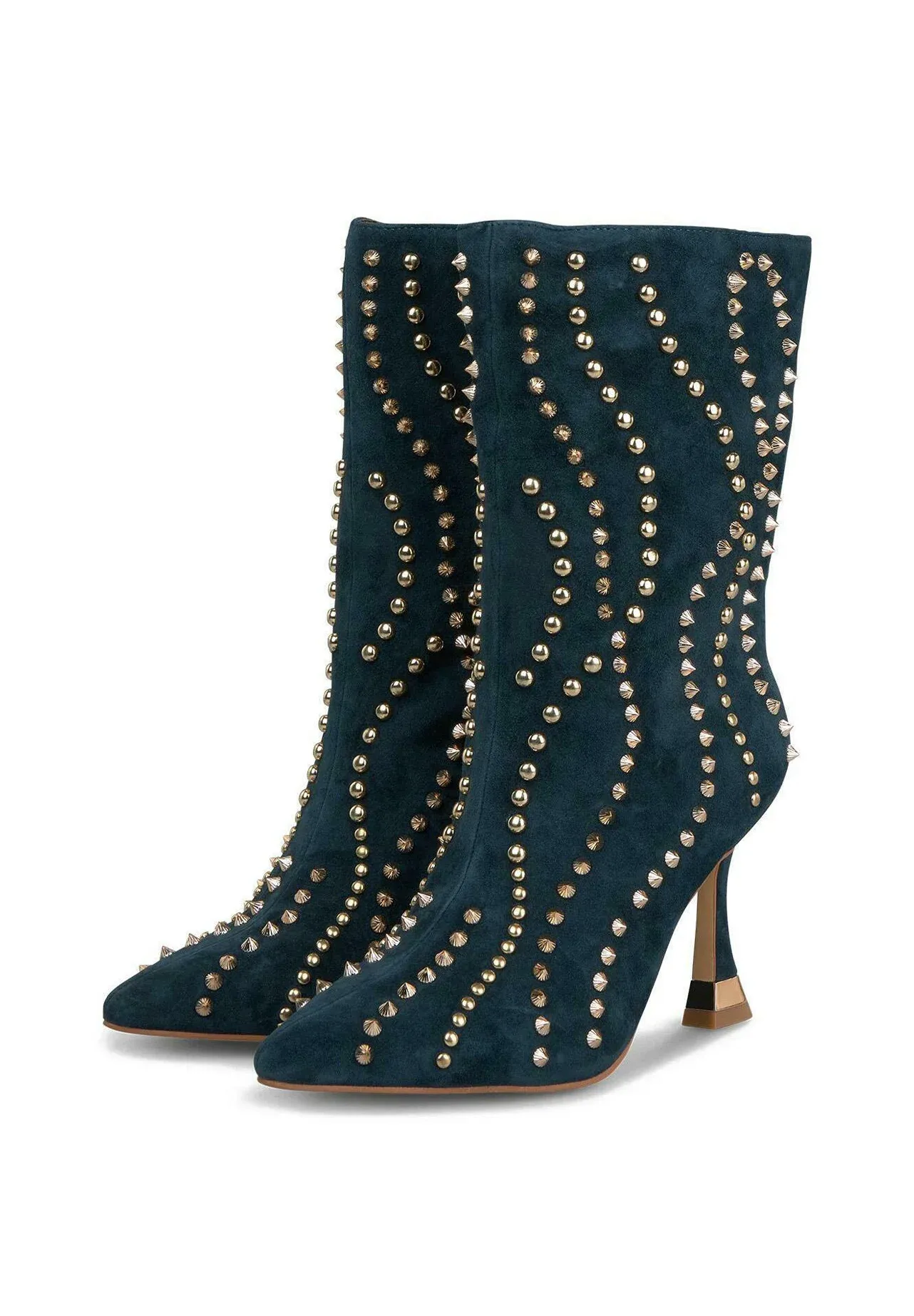 Alma En Pena Bottes Texanes Motard Bleu Marine