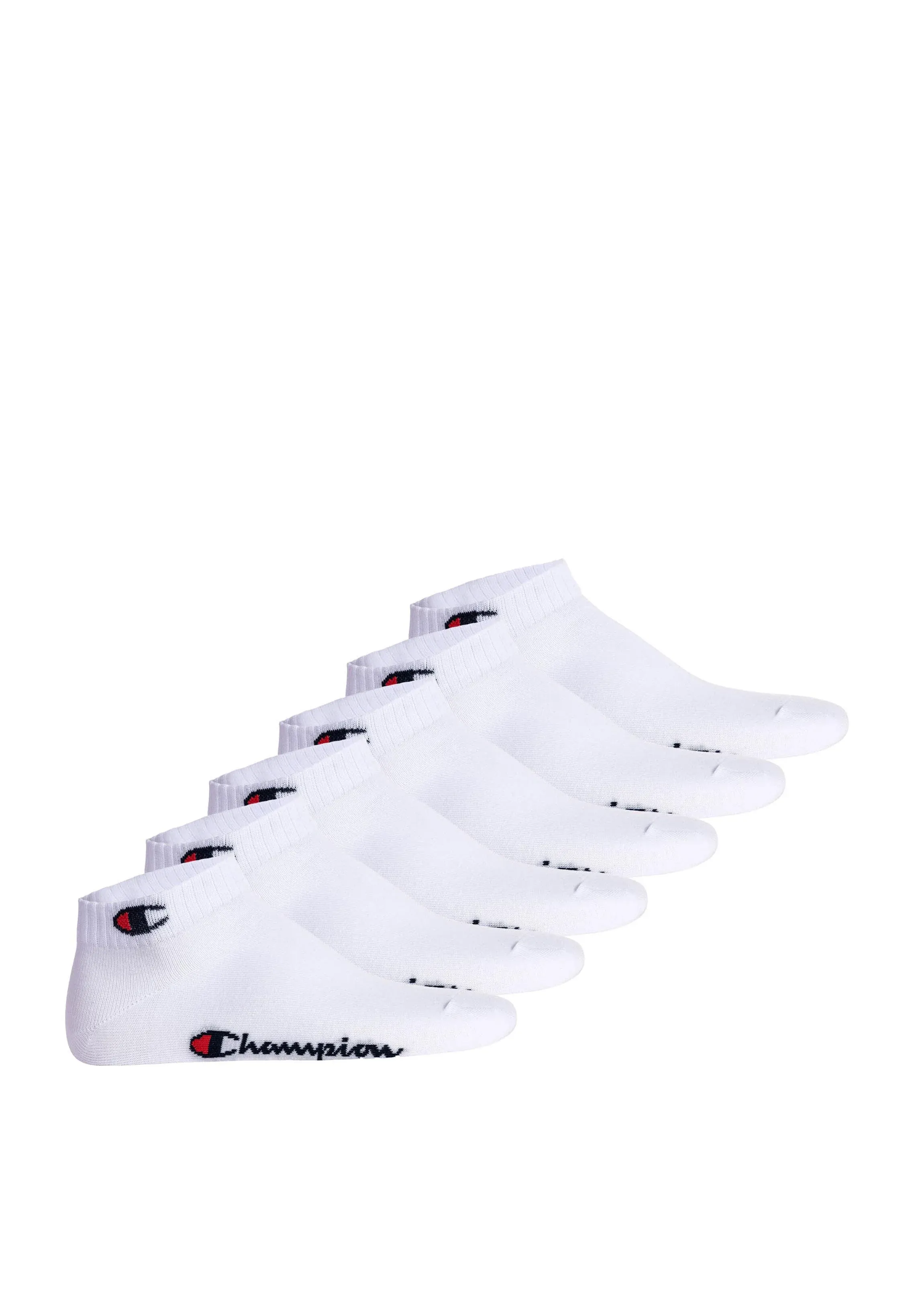 Champion Quarter Socks 6 Pièces Unisexe Chaussettes Sportives Blanc Blanc Blanc Blanc Blanc Blanc Ns