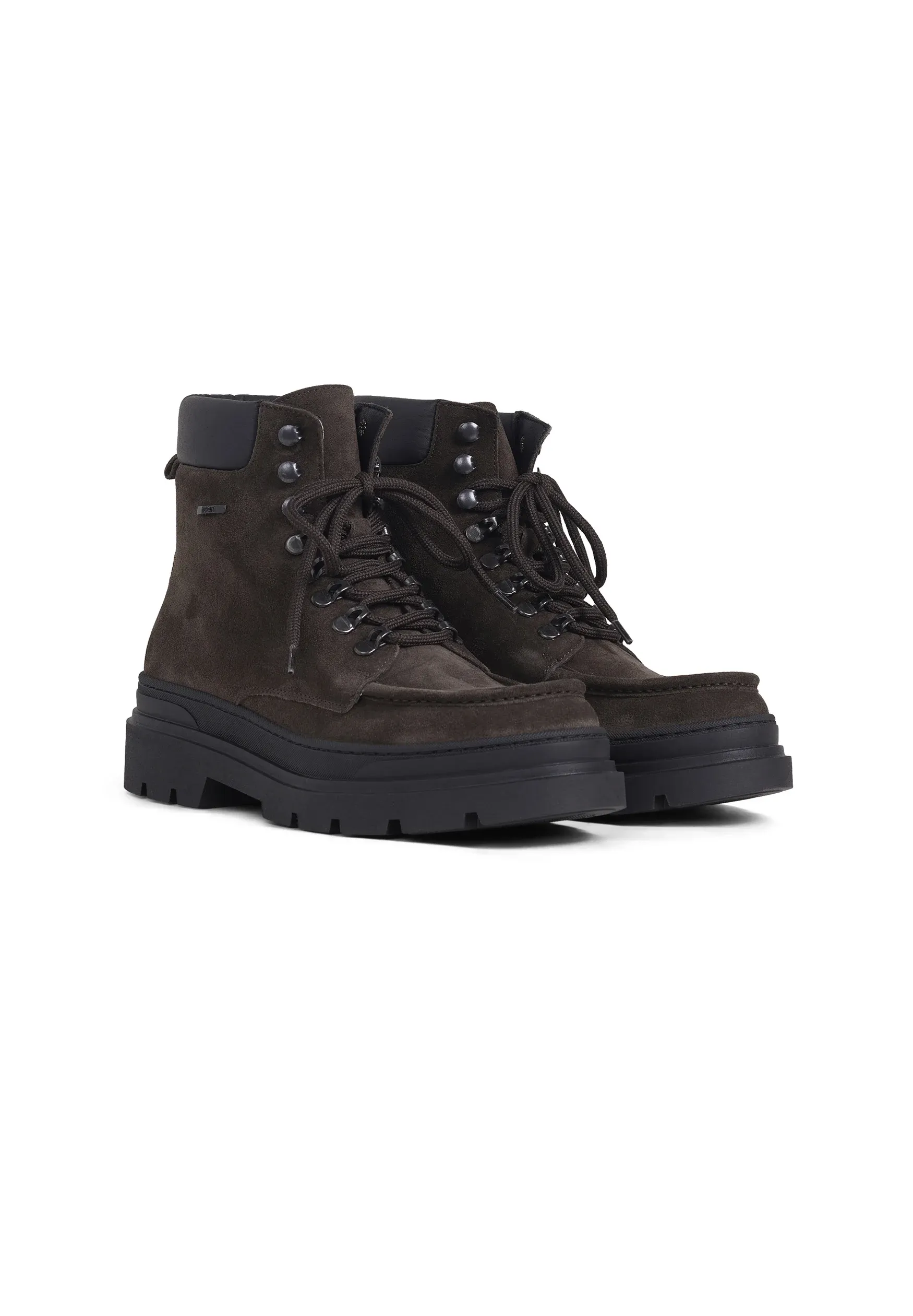 Antony Morato Bottes à lacets brun foncé