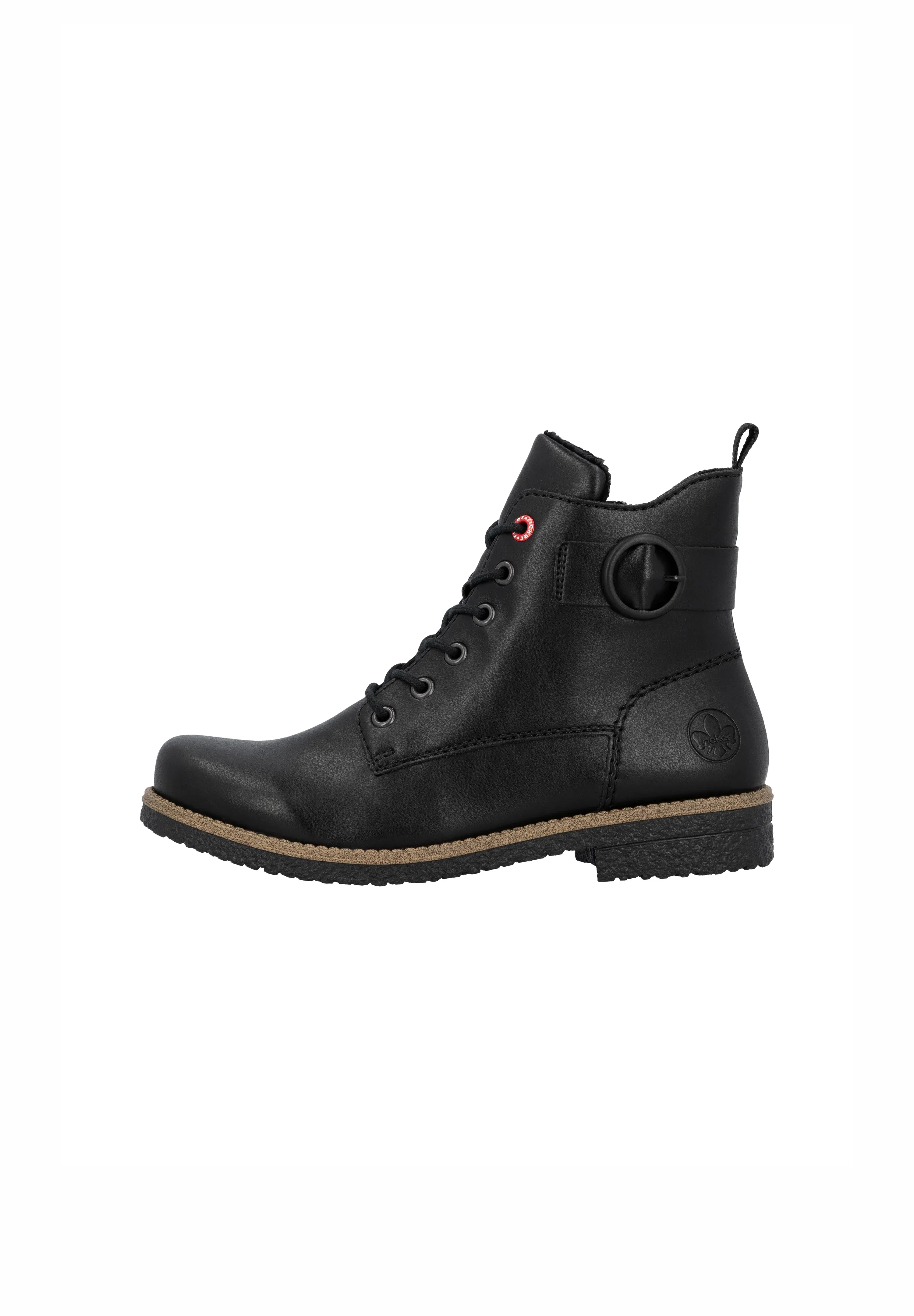 Rieker Bottes à lacets Noir