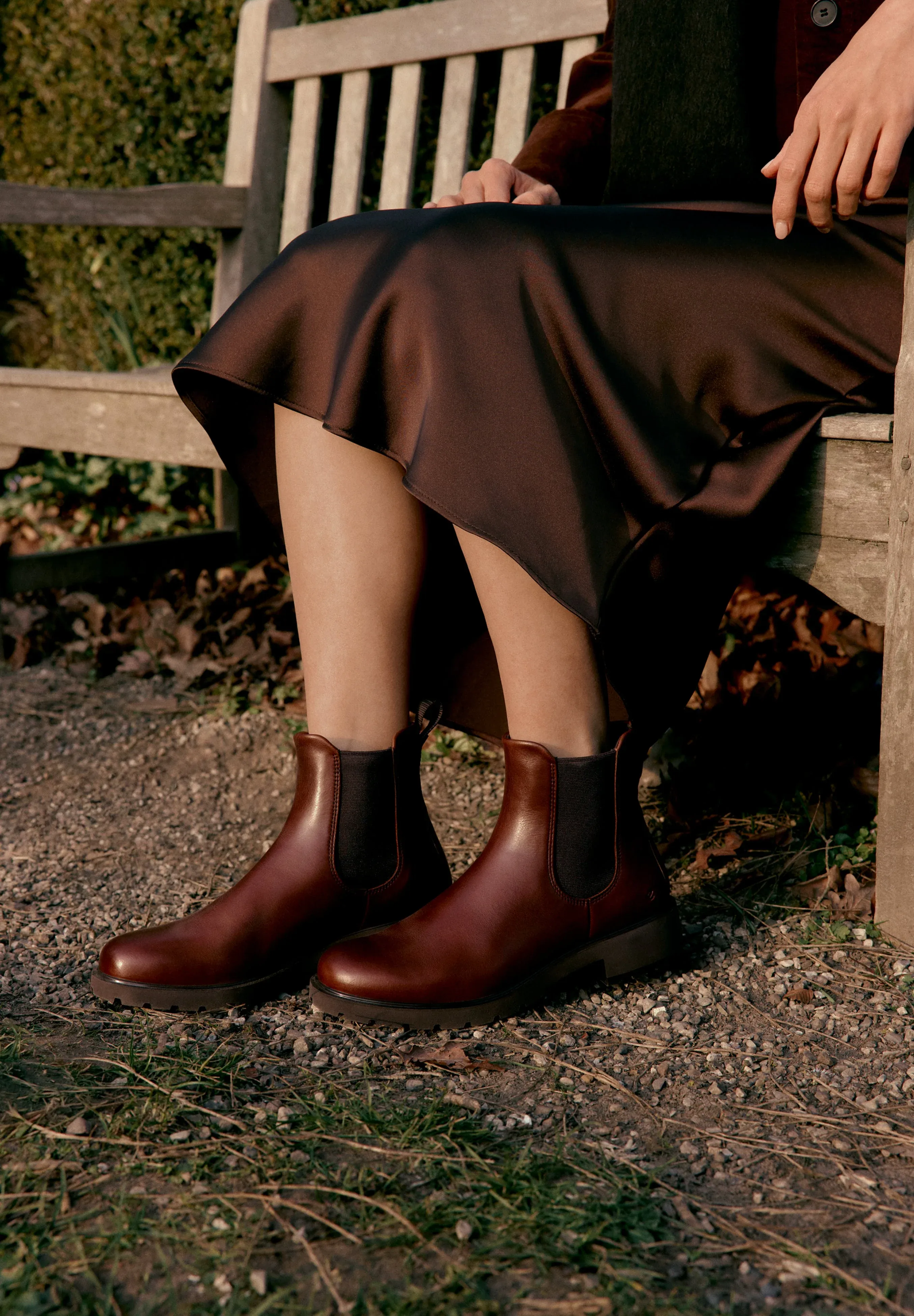 Ecco Vienna Bottes Brun Foncé