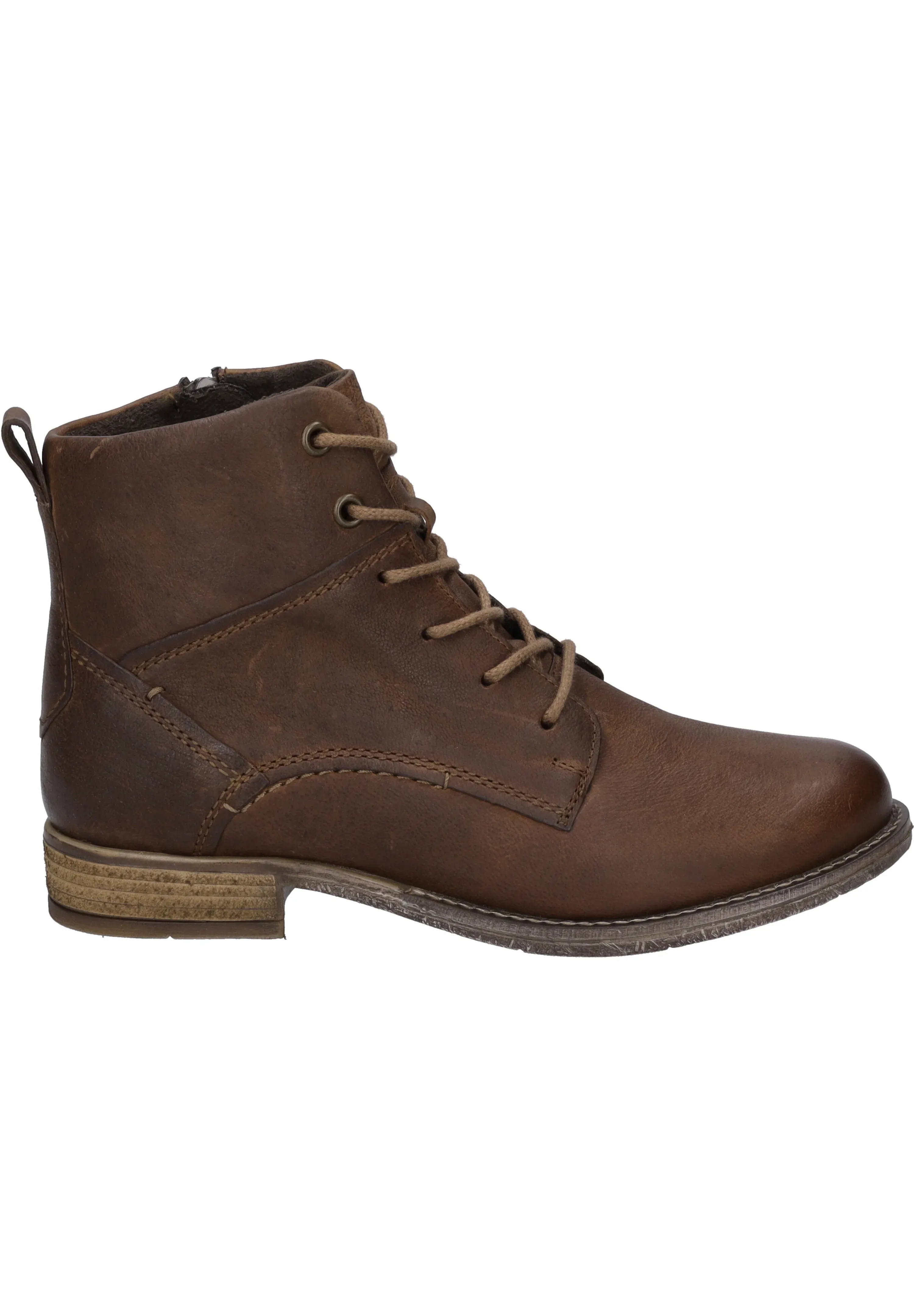 Josef Seibel Stivaletti Stringati Camel