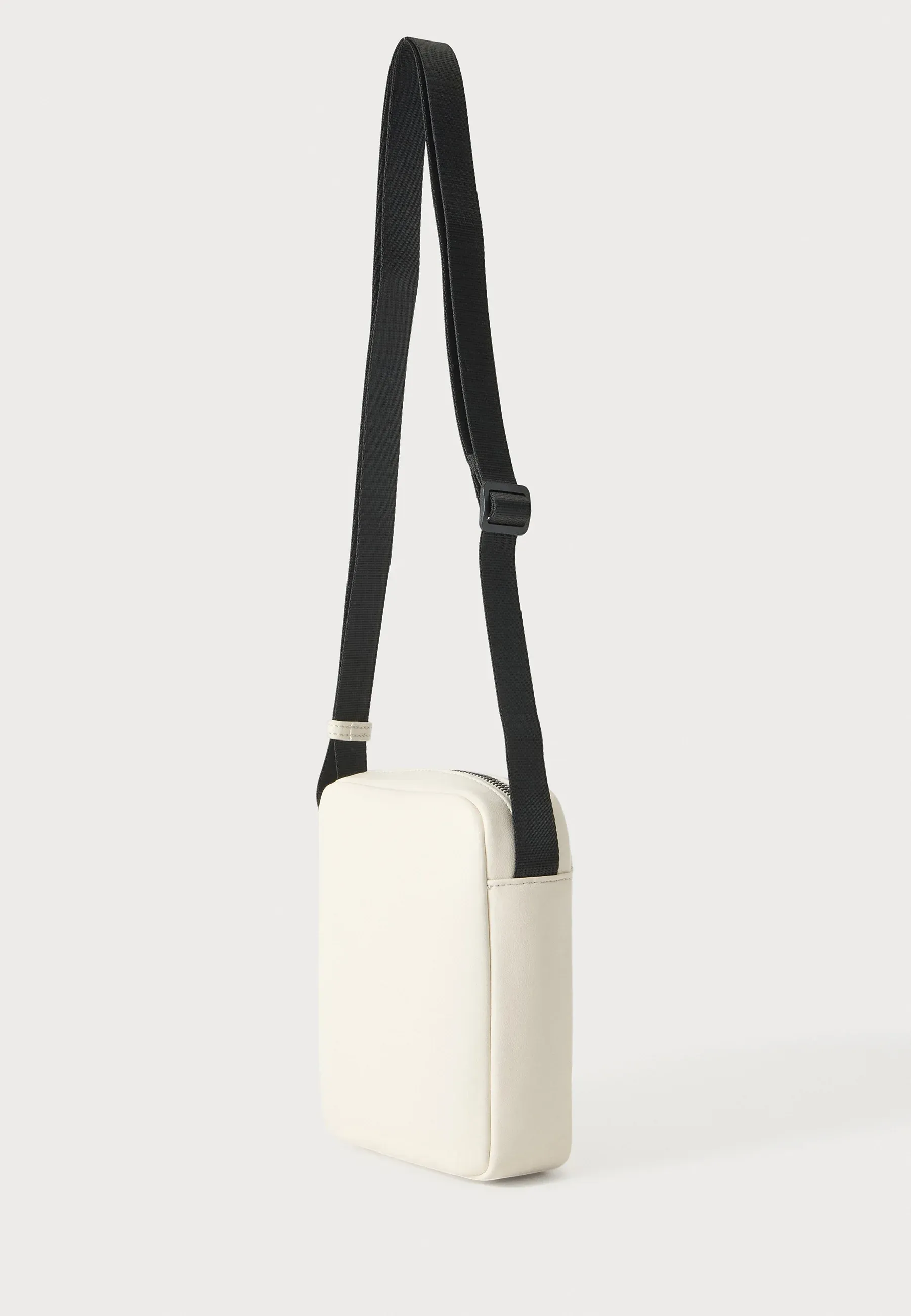 Armani Exchange Phil Reporter Unisexe Borsa À Main Blanc