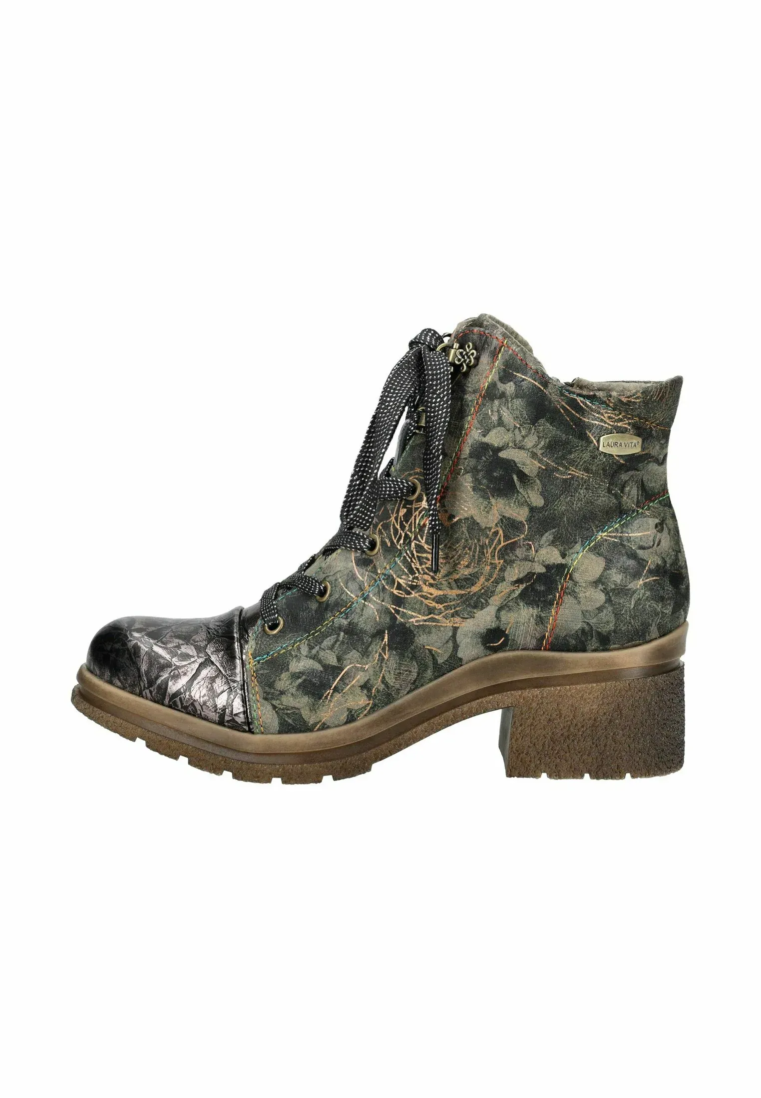 Laura Vita Bottes à lacets Acier