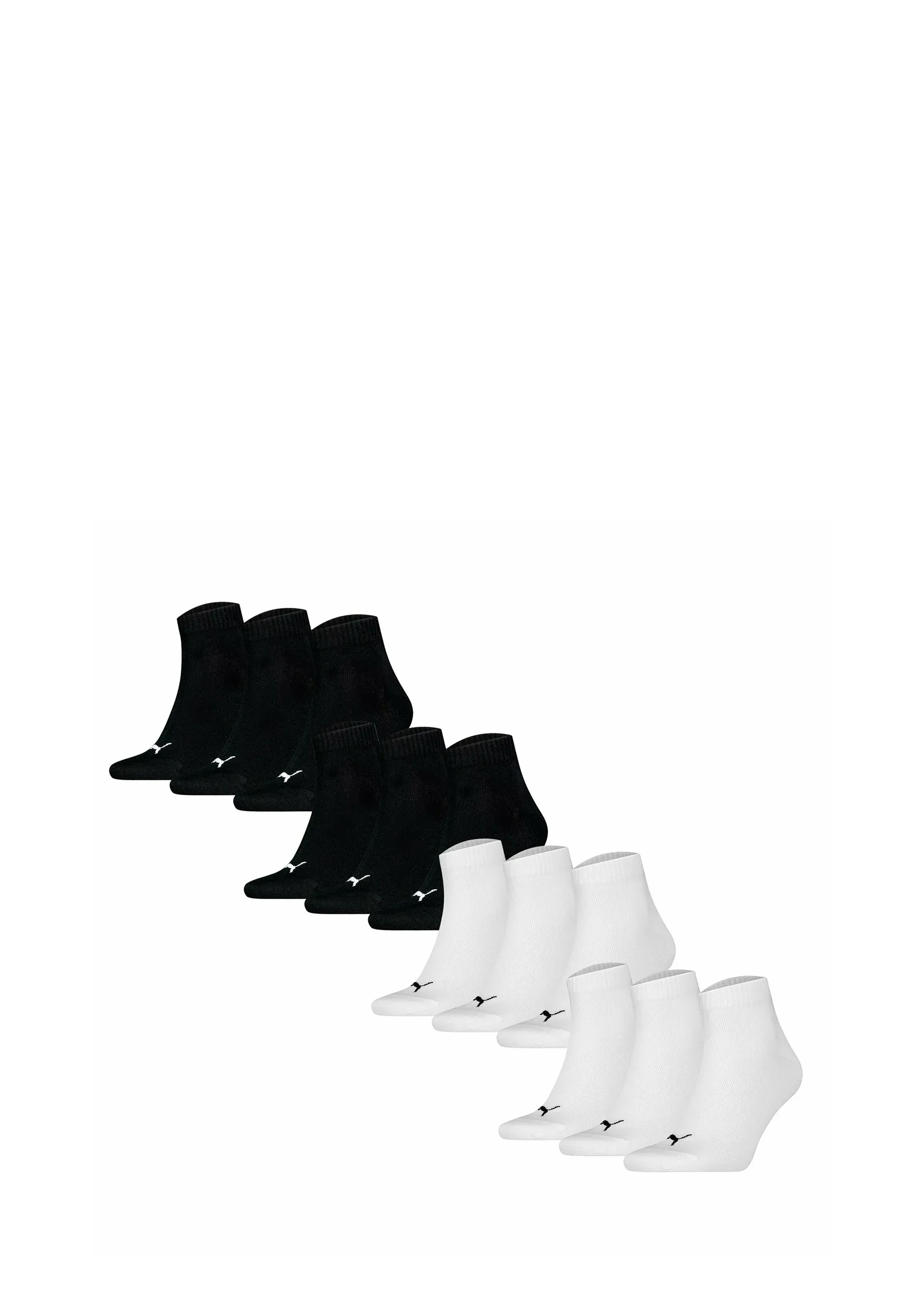 Puma Chaussettes Unisexe 2Xnoir 2Xblanc