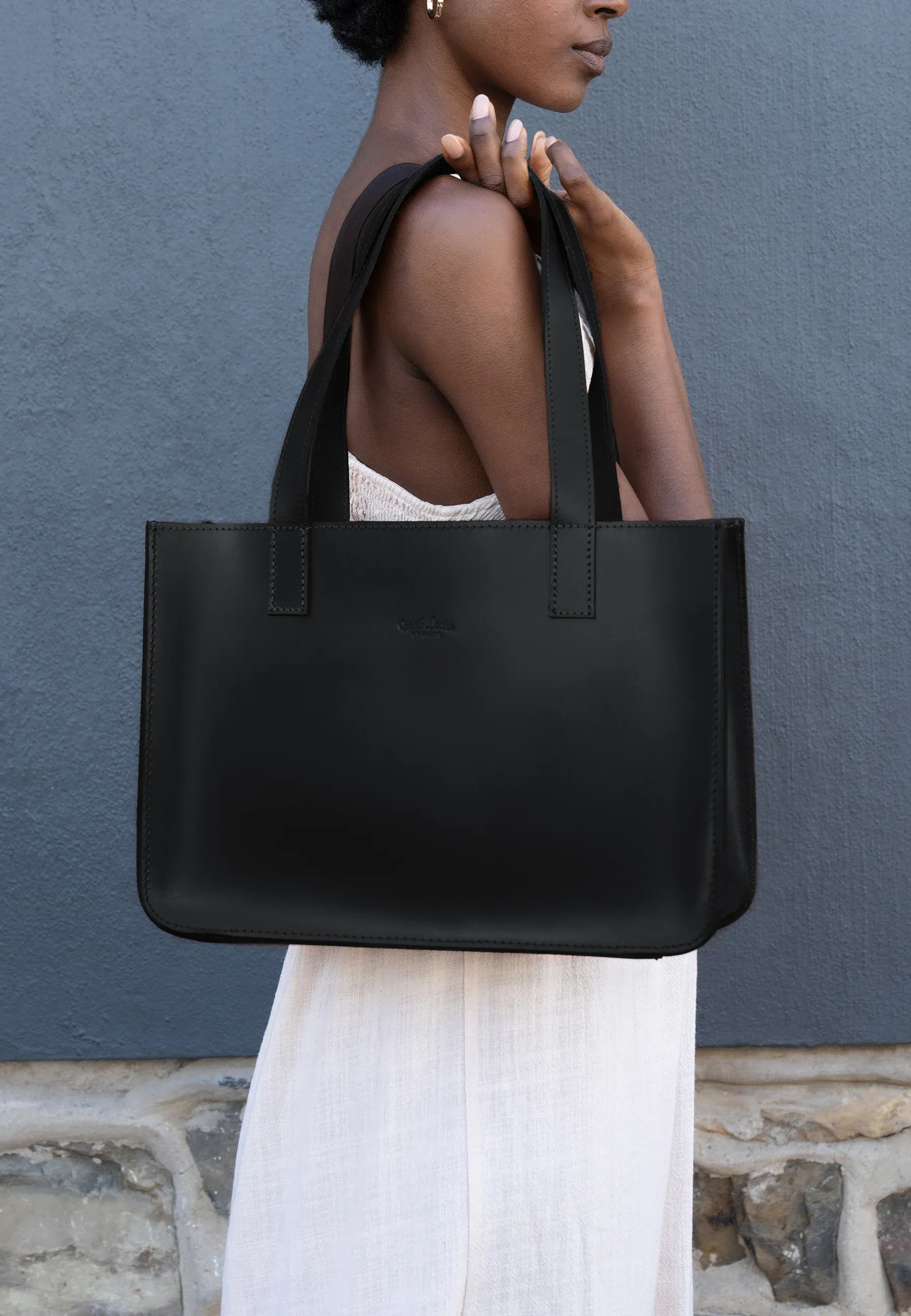 Gusti Leder Borsa A Mano Schwarz
