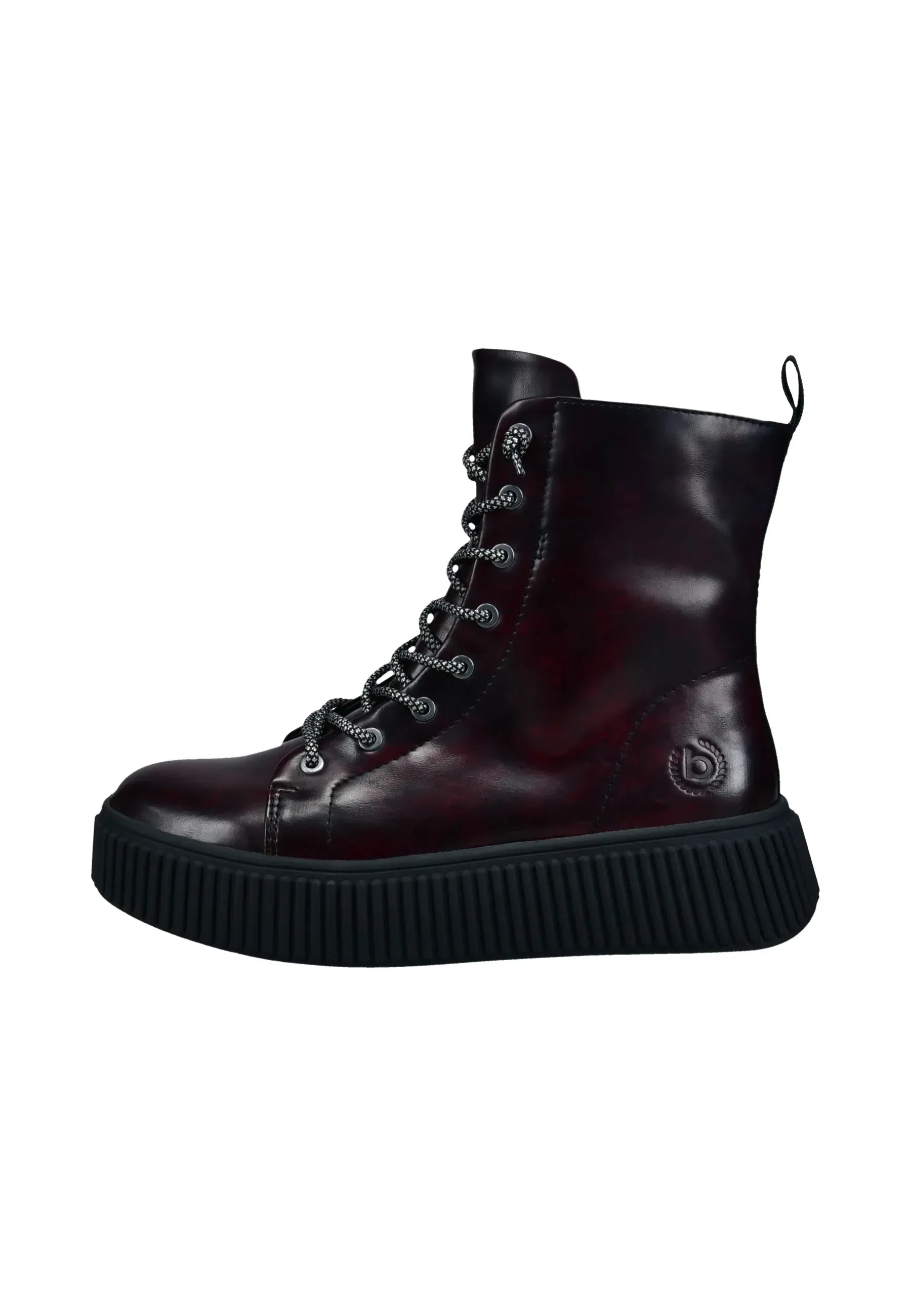 Bottines Bugatti à lacets Rouges