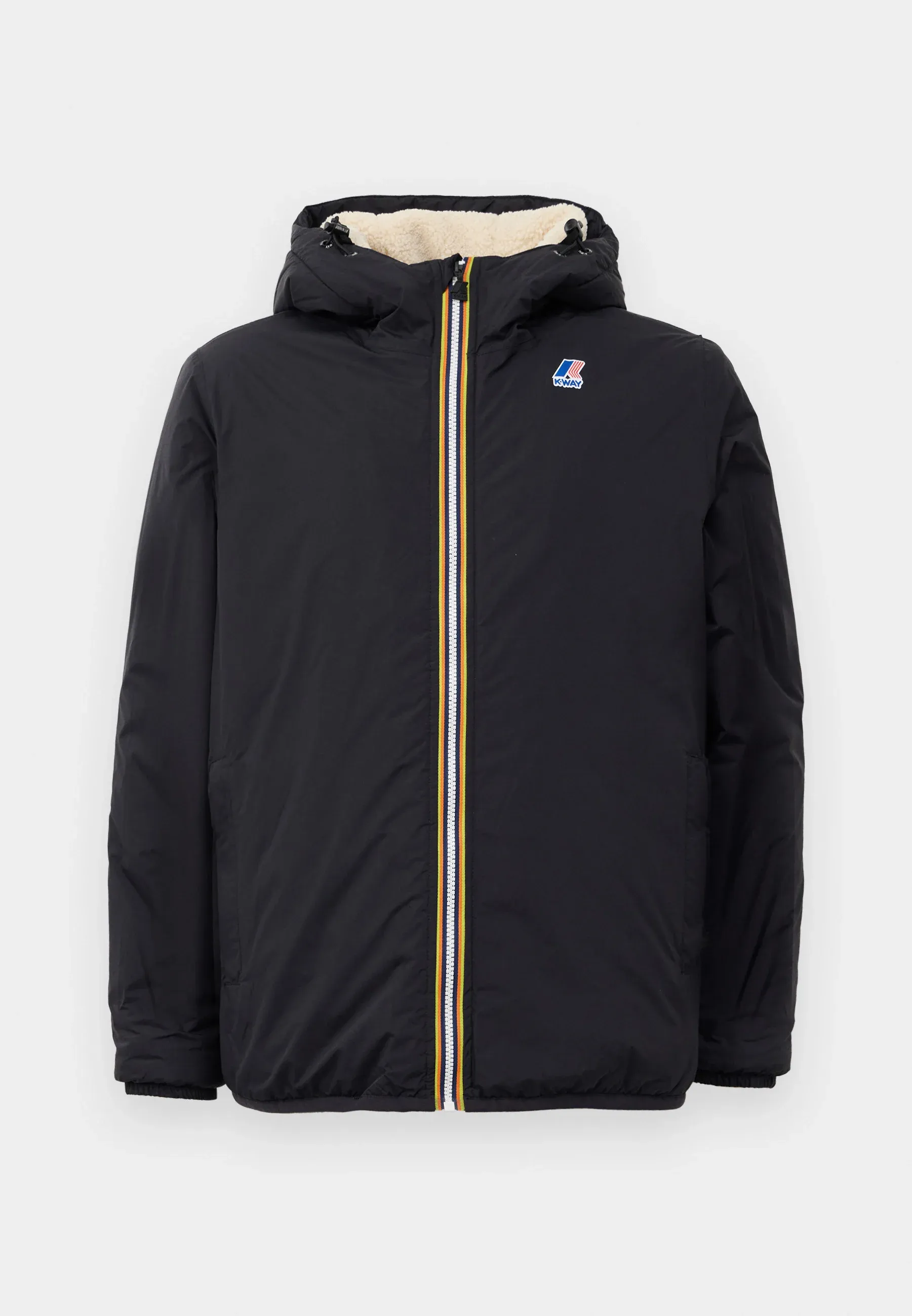 K Way Le Vrai Claude Veste d'hiver unisexe Noire Pure