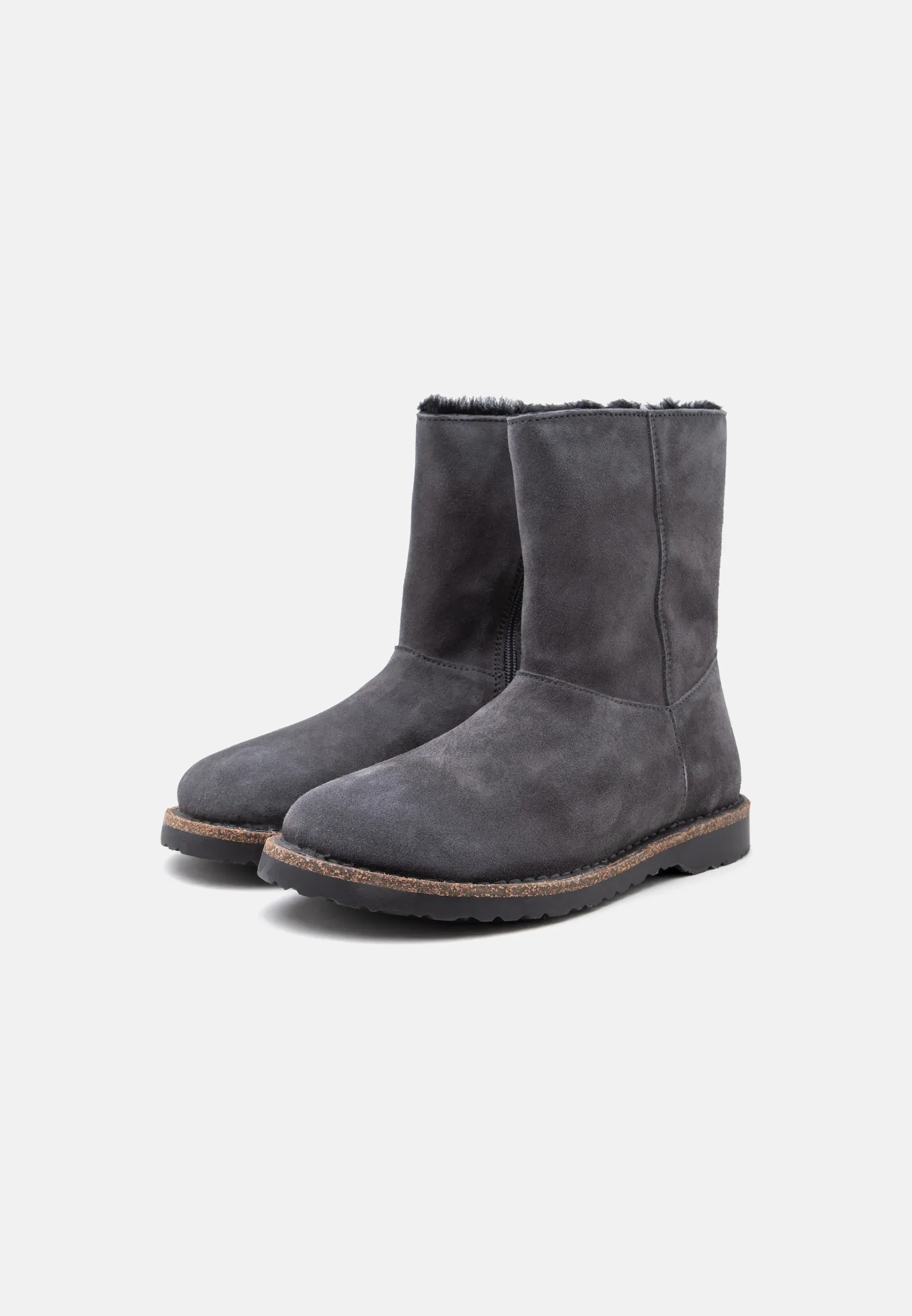 Birkenstock Uppsala Zip Bottes Gris charbon