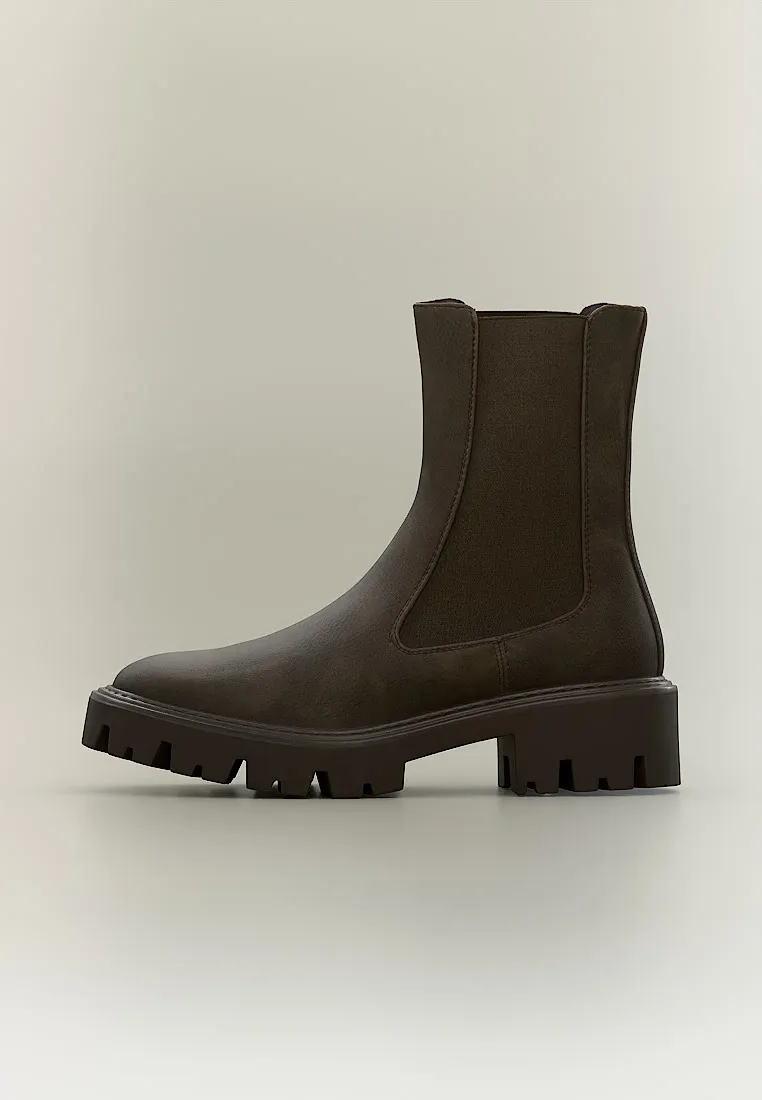 Seulement des chaussures Onlbetty 6 Stivaletti monocromes marron