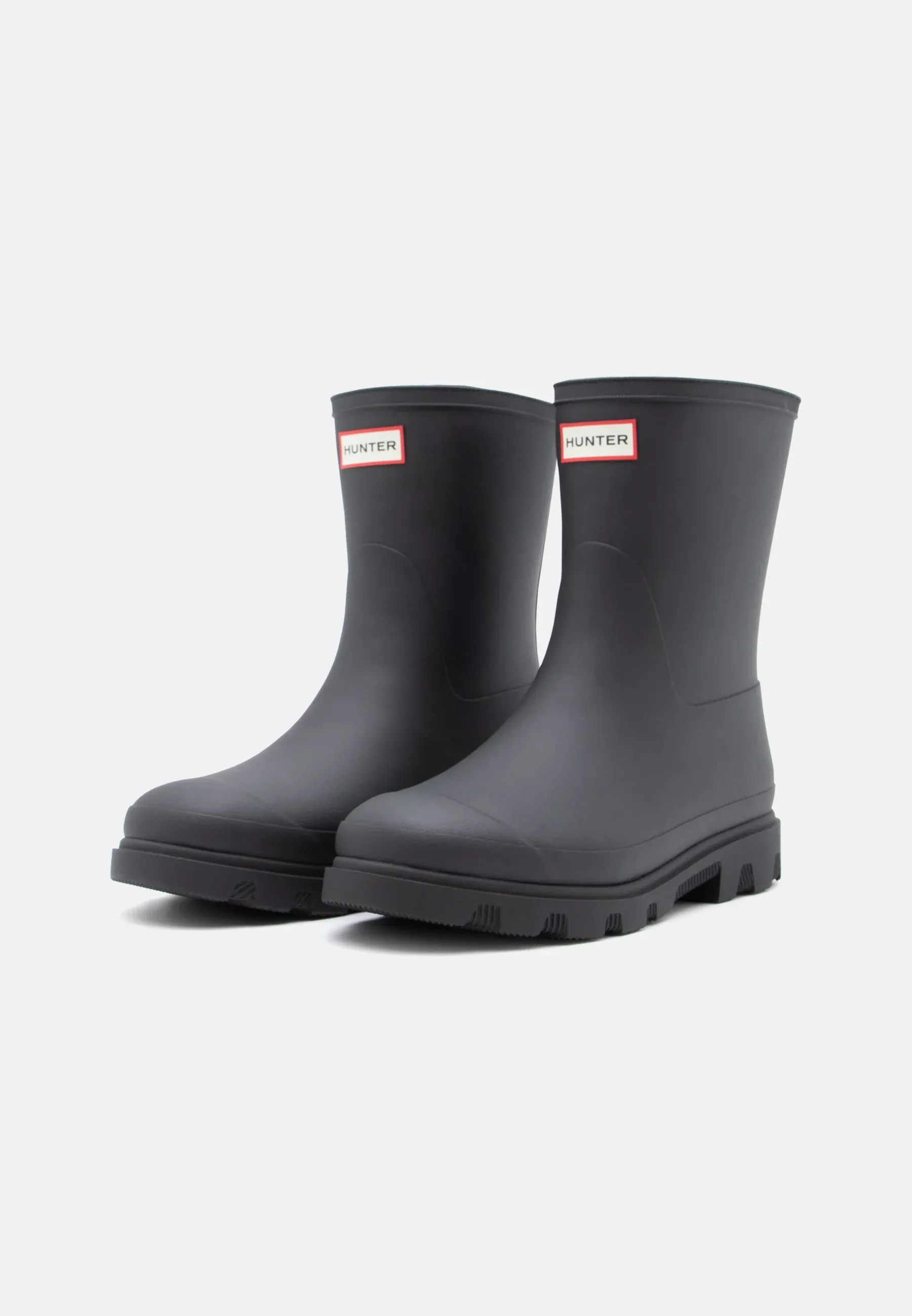 Botte de pluie isolée Hunter Original Downpour Short Unisexe Stivali en caoutchouc Noir