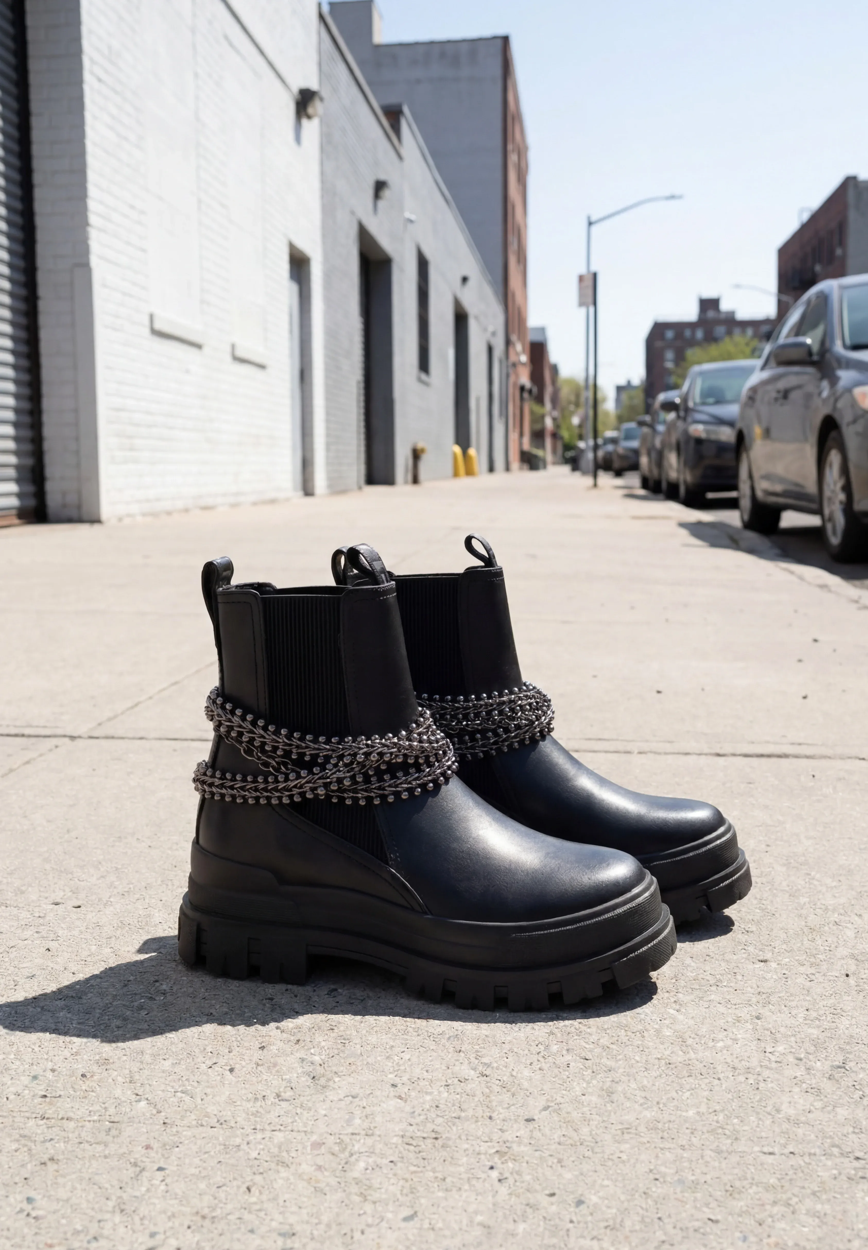 Buffalo Stivaletti Texani Biker Noir