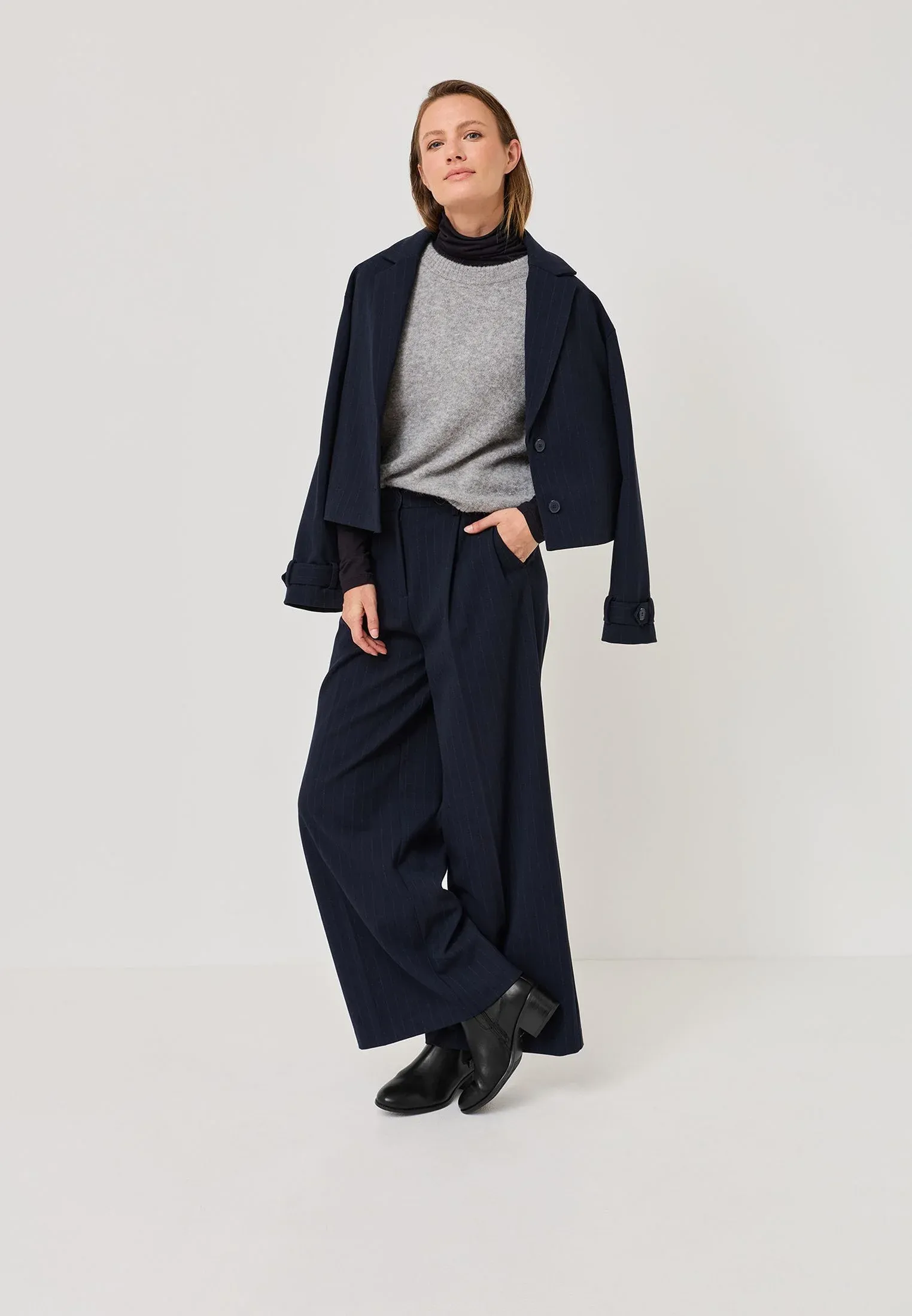 Tamaris Chelsea Bottes en cuir noir