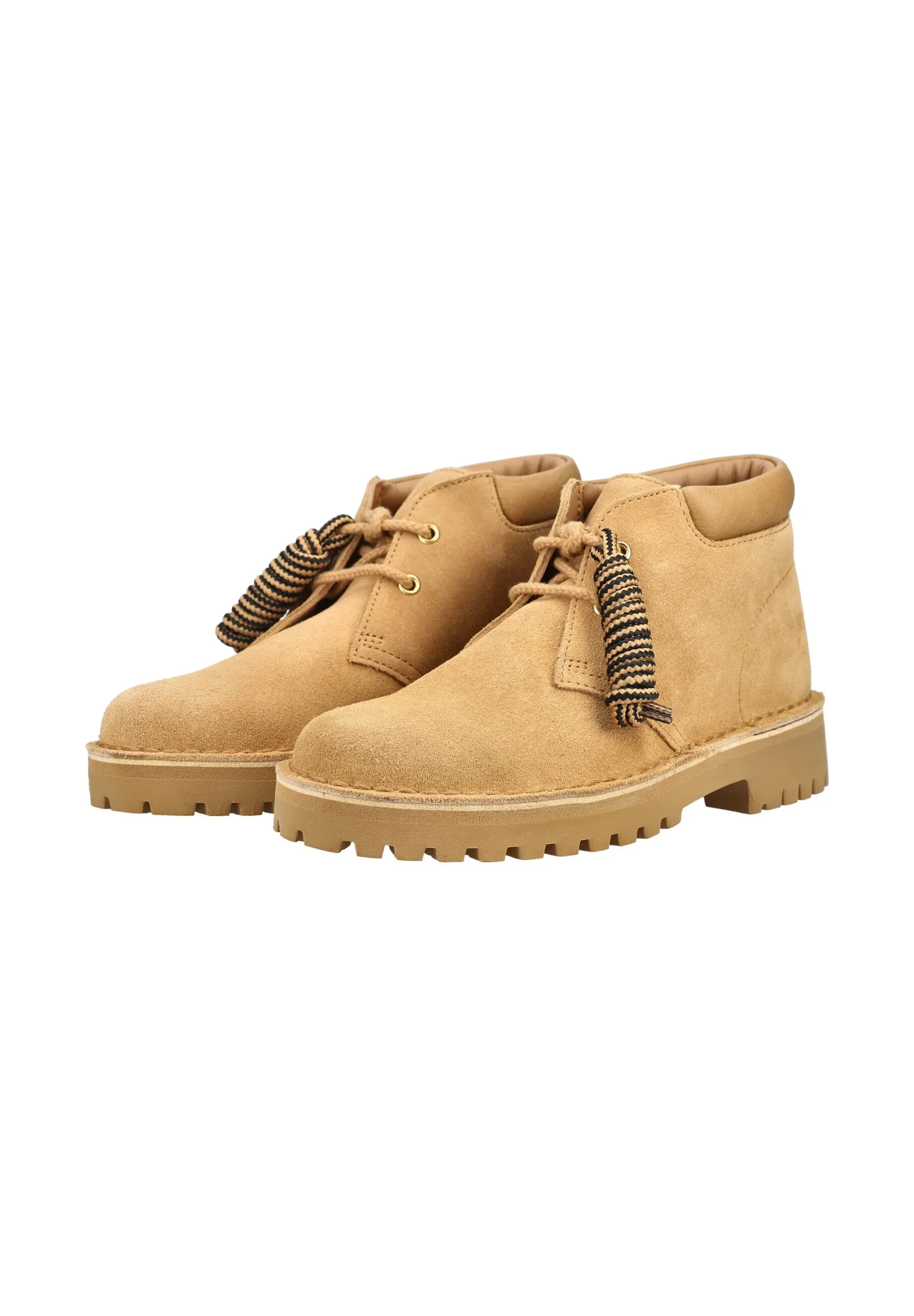 Clarks Originals Dsrt2456 Rock Stivaletti Stringati Light Tan Suede