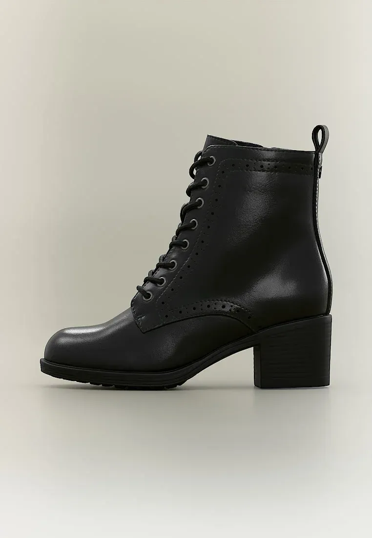 Anna Field Wide Fit Berta Bottes Noires