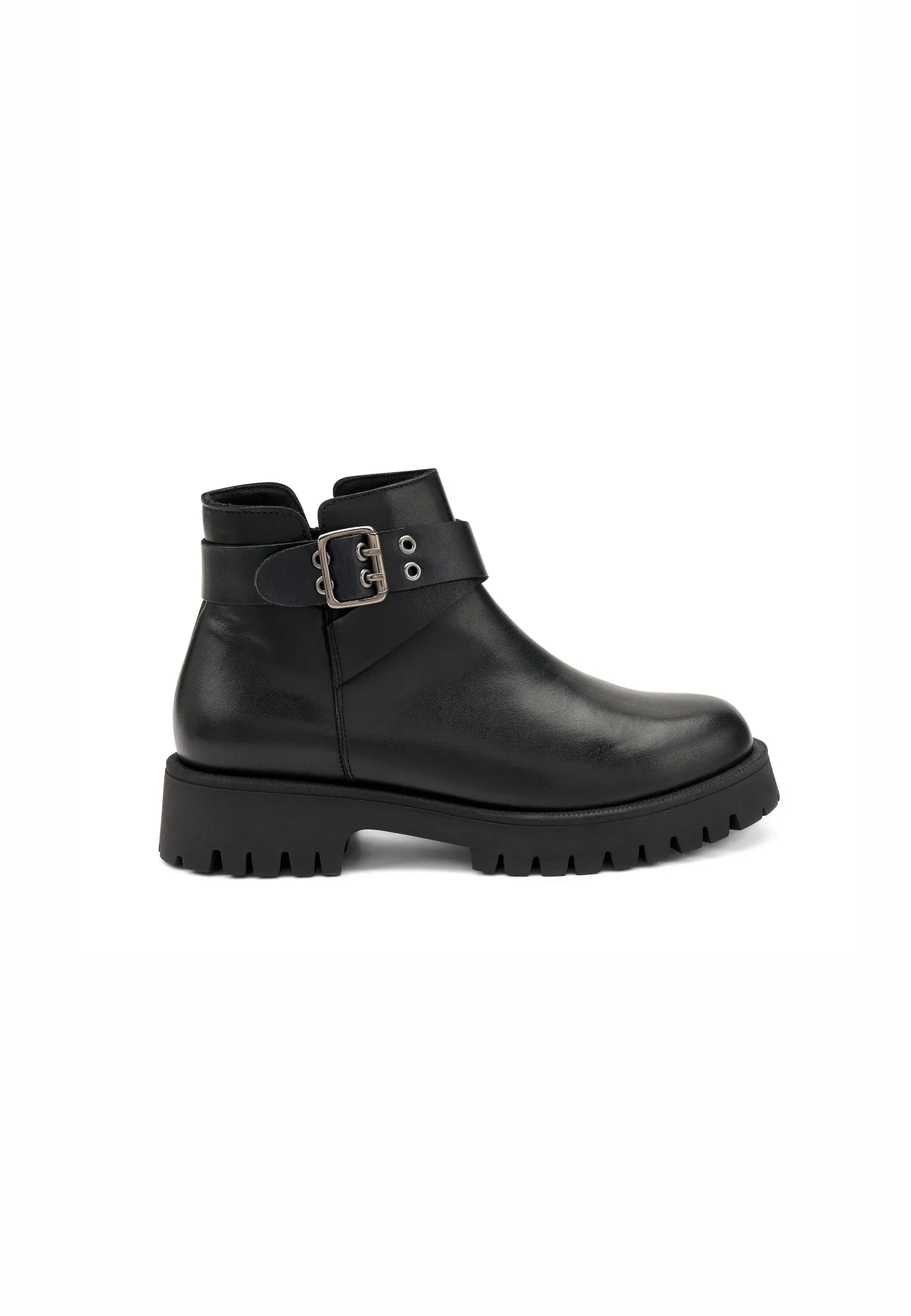 Frau Shoes Bottes Texanes Biker Noir